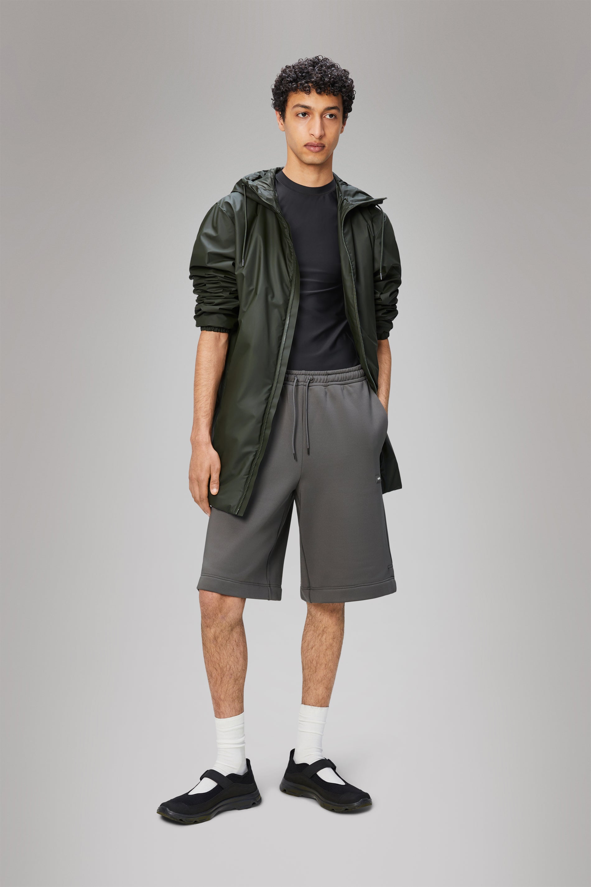 RAINS Lohja Long Insulated Jacket Green Jacket