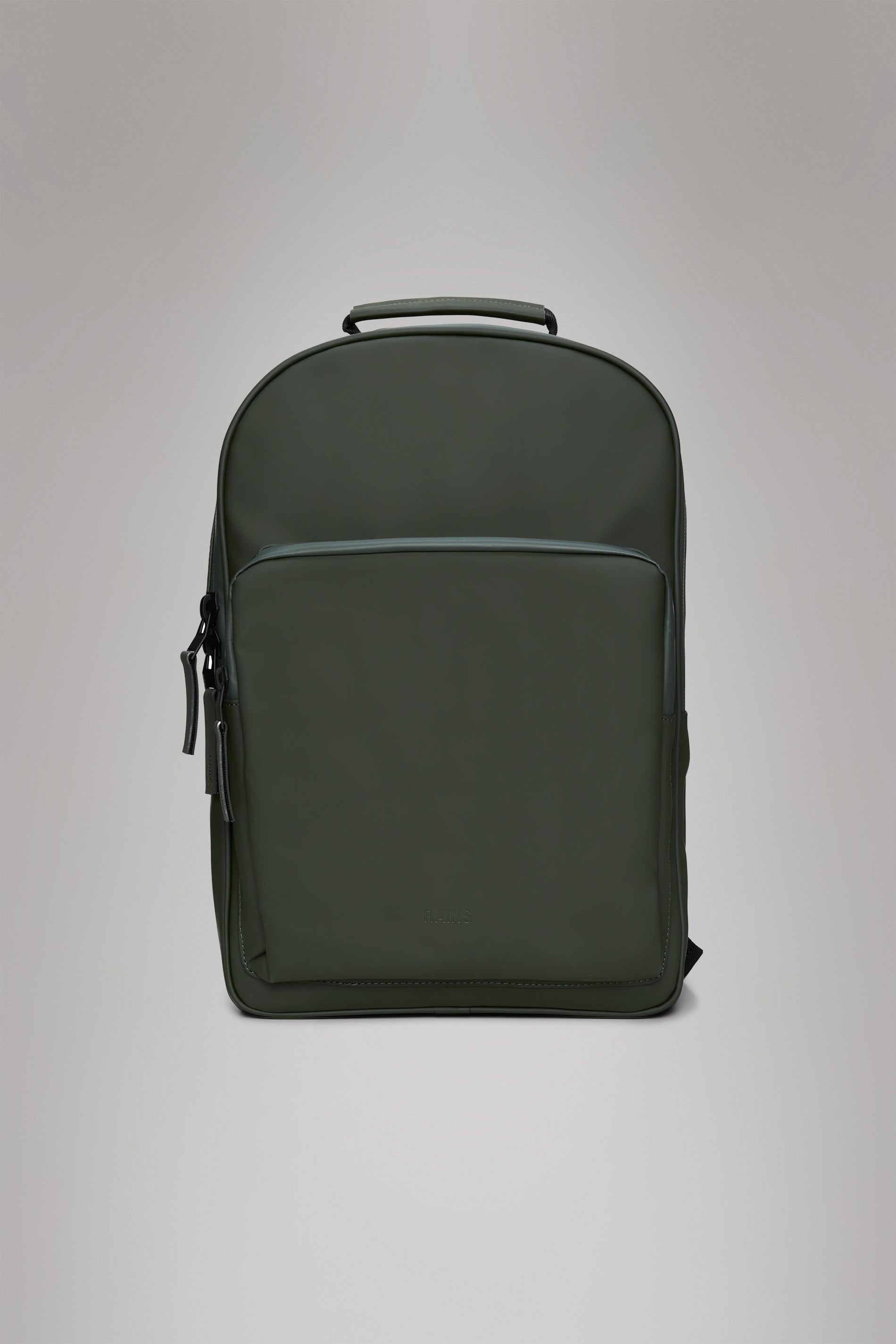 RAINS Book Daypack Large Green Backpack