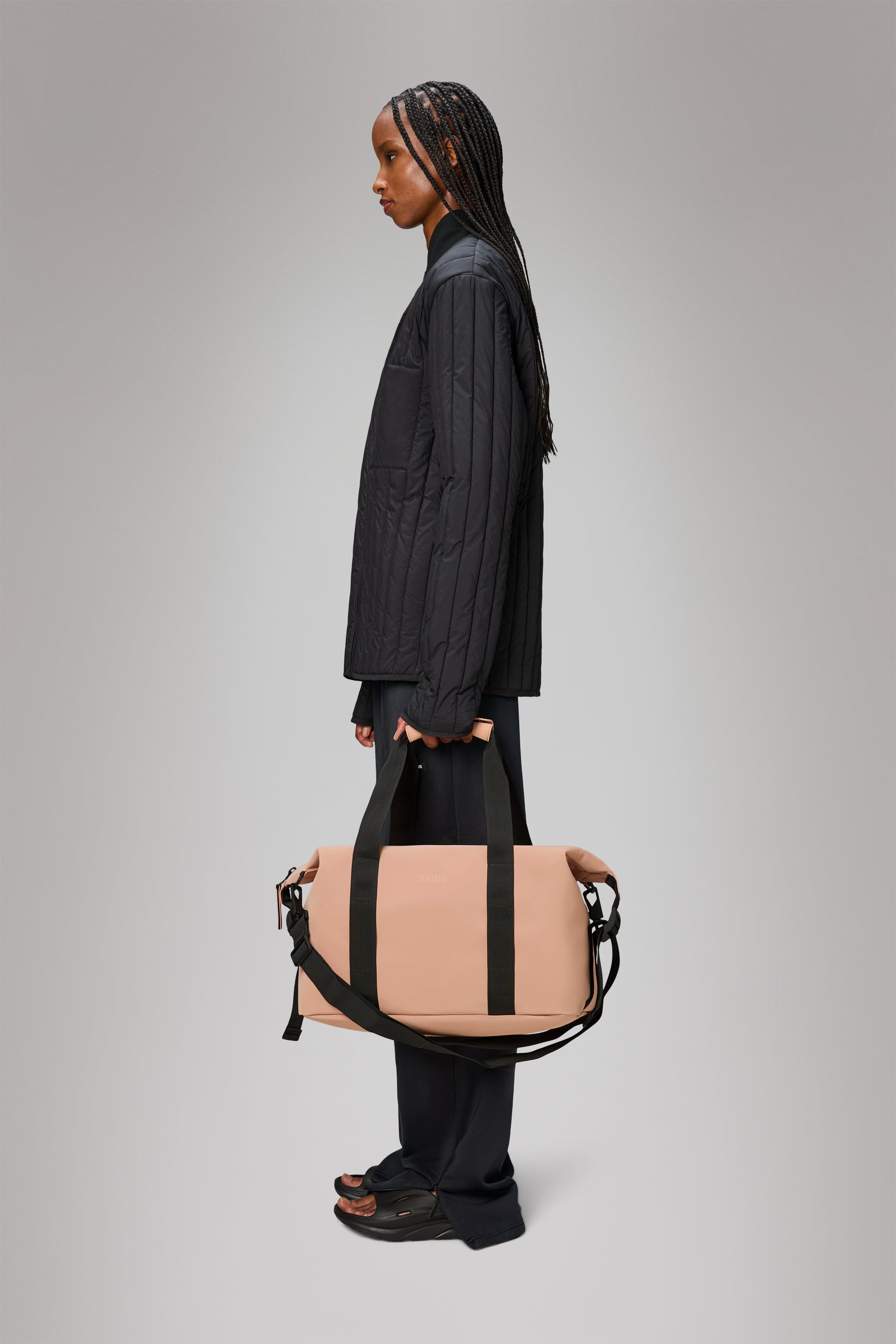 RAINS Hilo Weekend Bag Small Coy Weekender