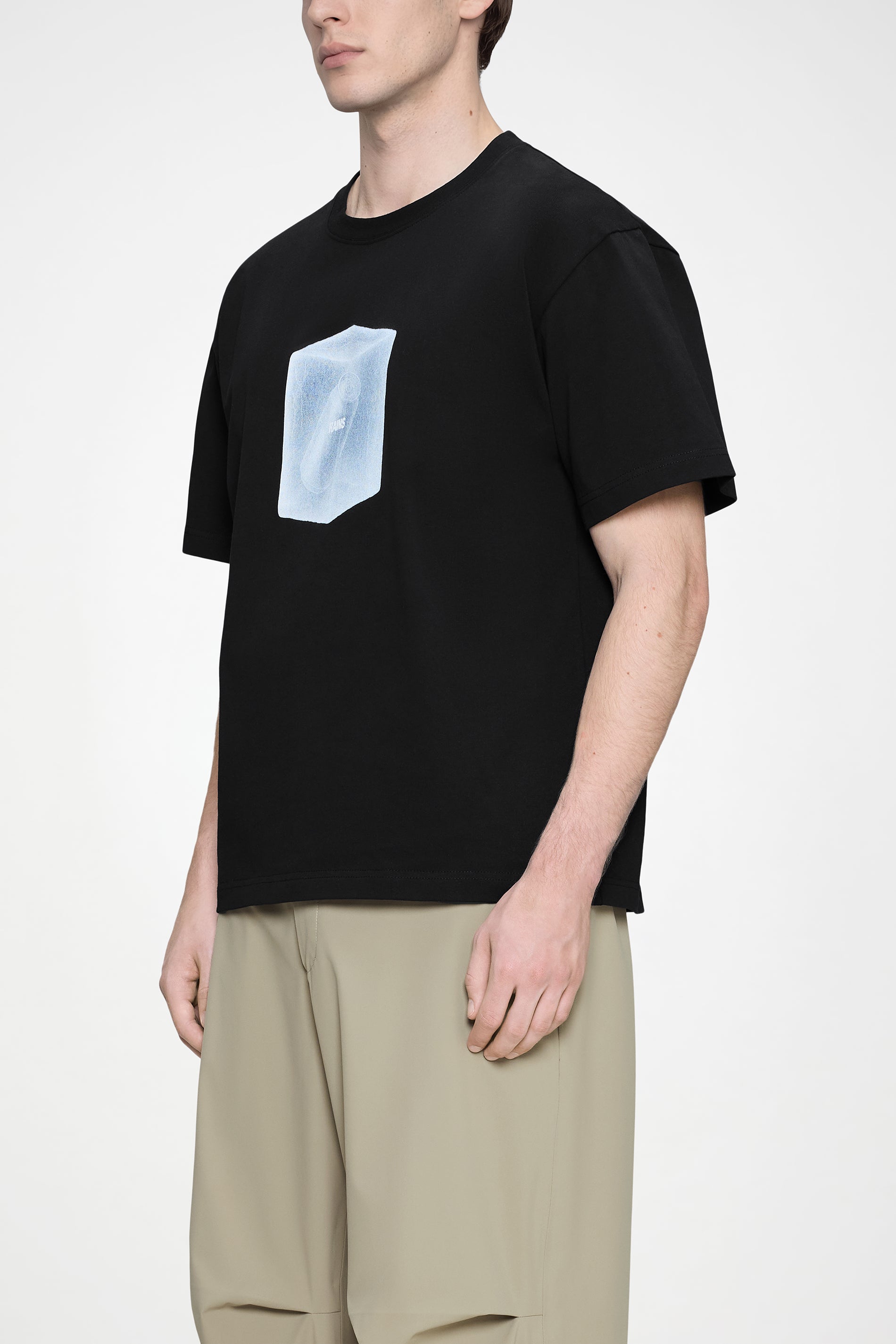 RAINS Classic T-shirt Liquid Black T-shirt