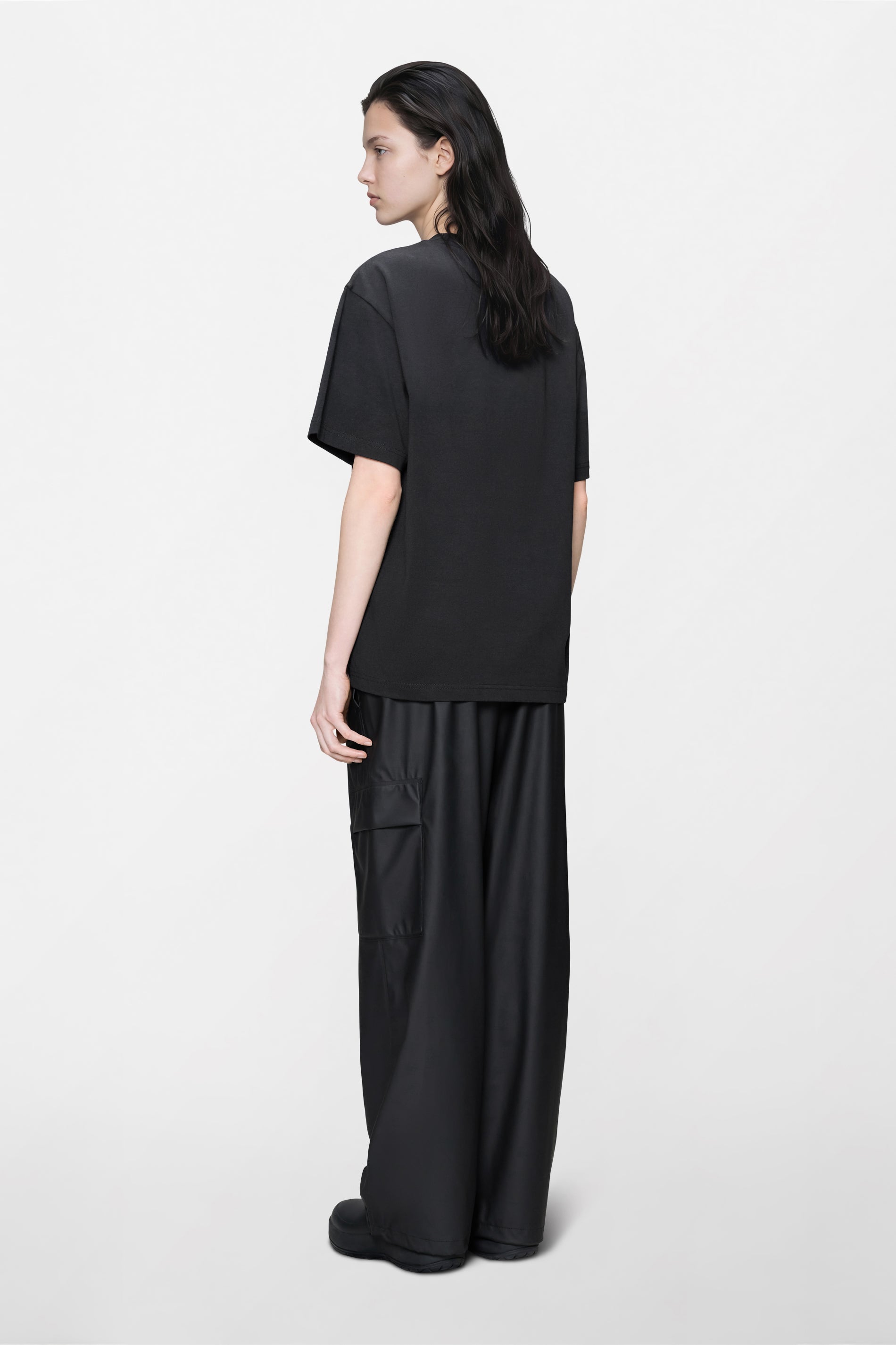 RAINS Classic T-shirt Liquid Black T-shirt