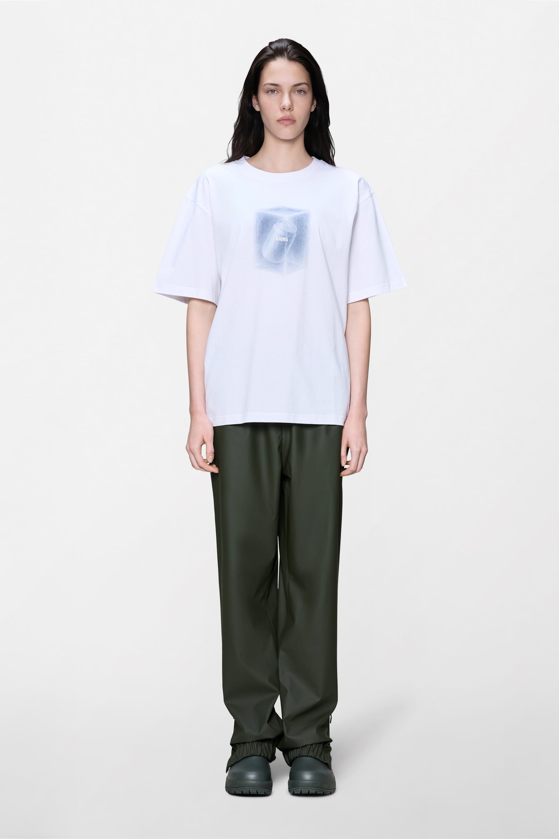 RAINS Classic T-shirt Liquid White T-shirt