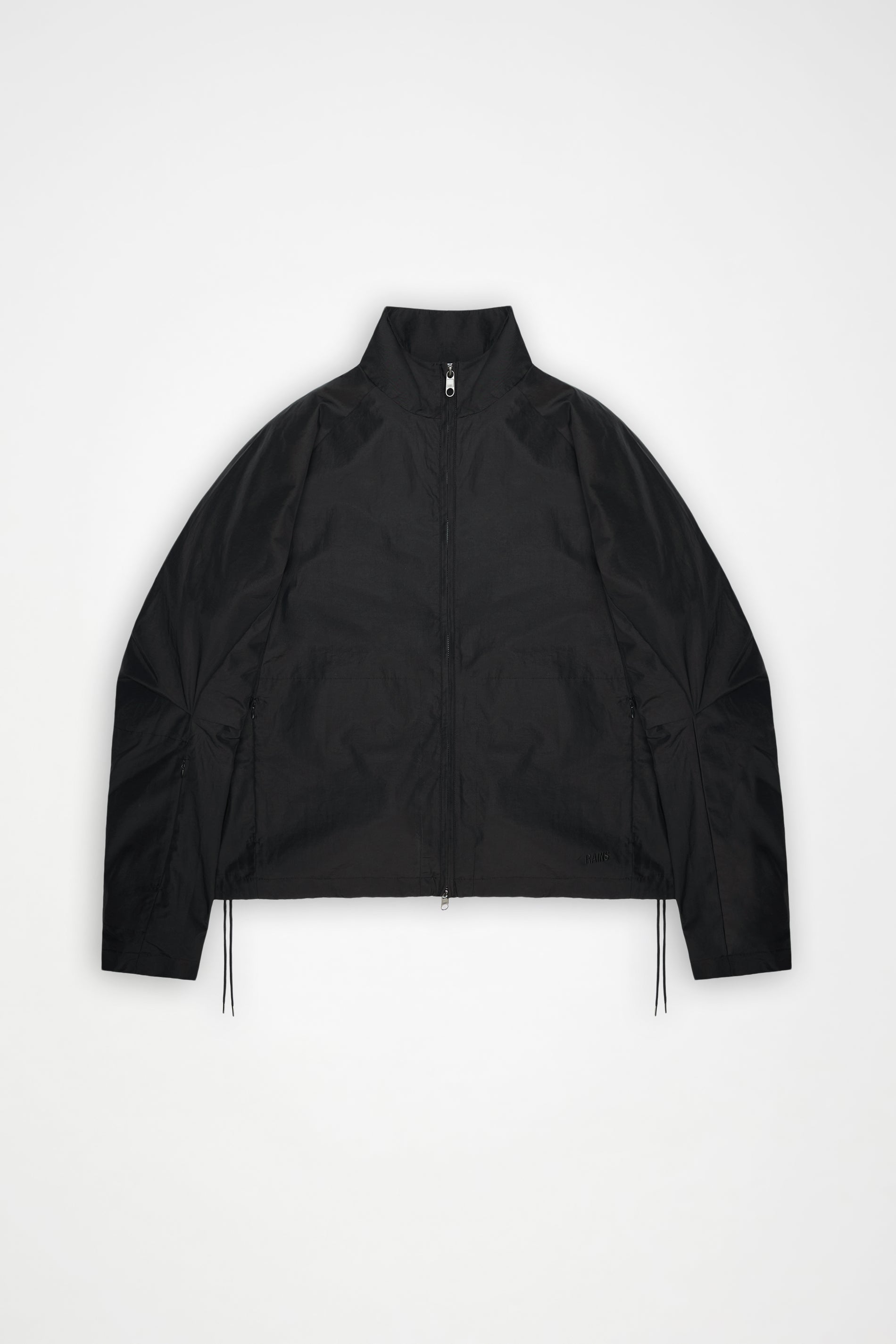 RAINS Light Woven Track Top Black Jacket