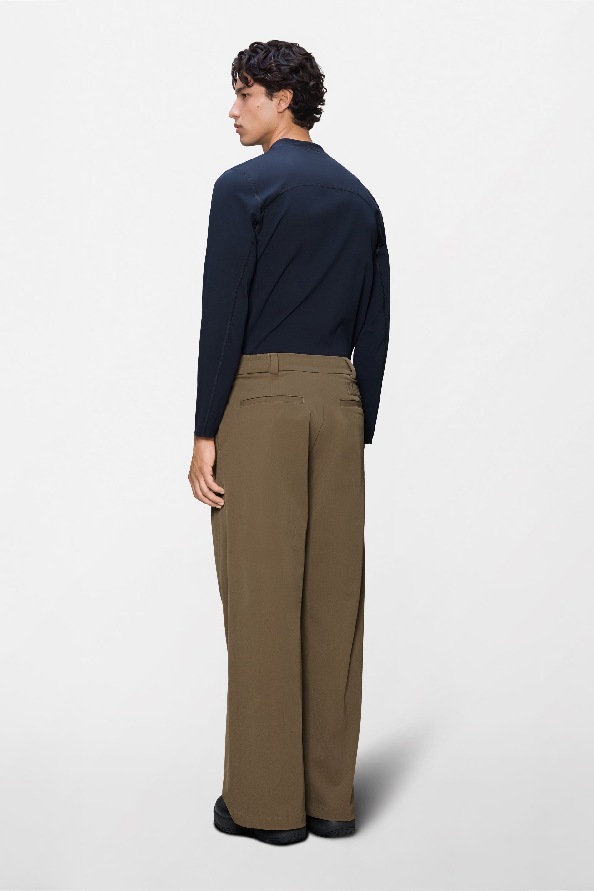 RAINS Tech Woven Pants Wide Splinter Pants
