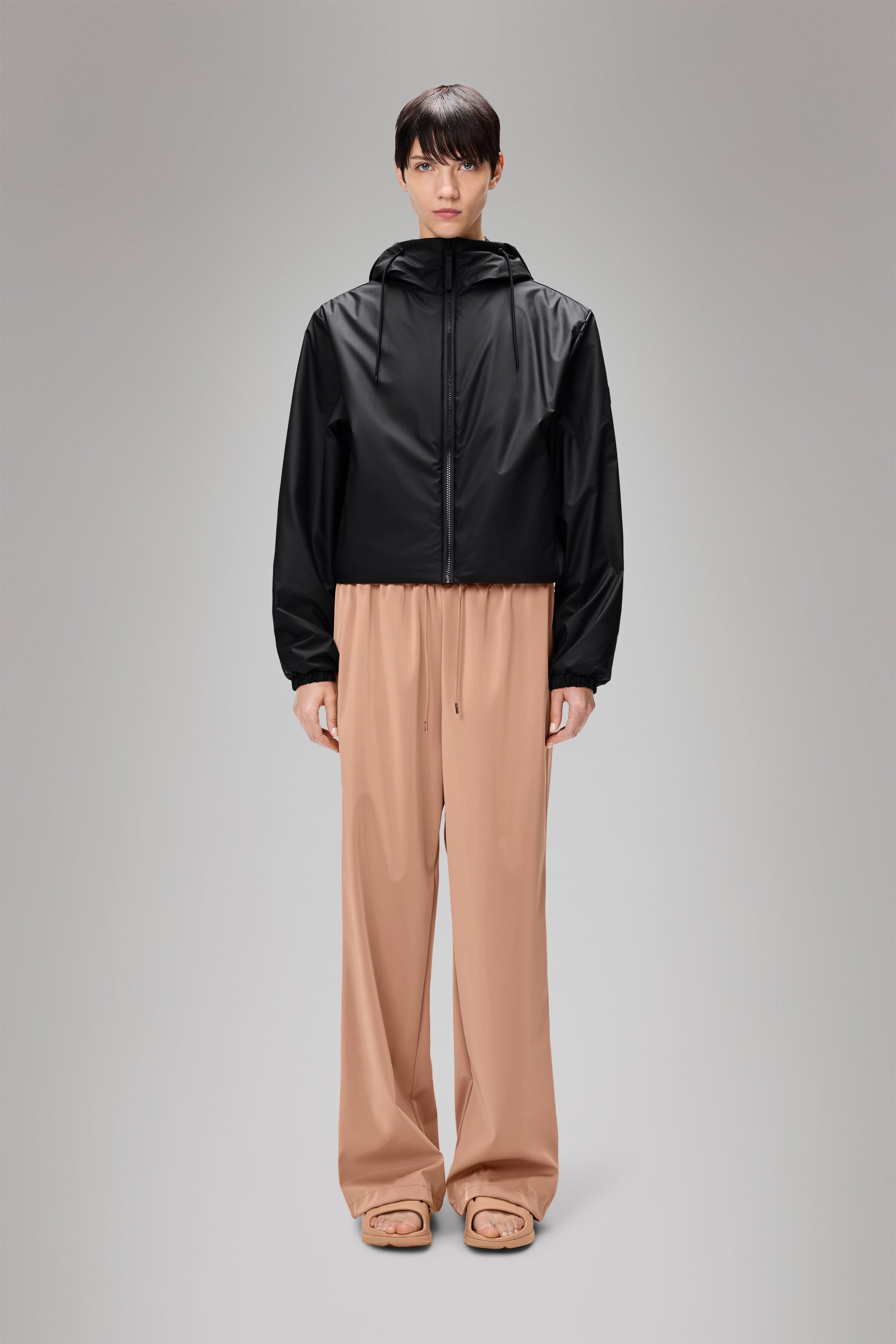 RAINS Lohja Short Insulated Jacket Black Jacket