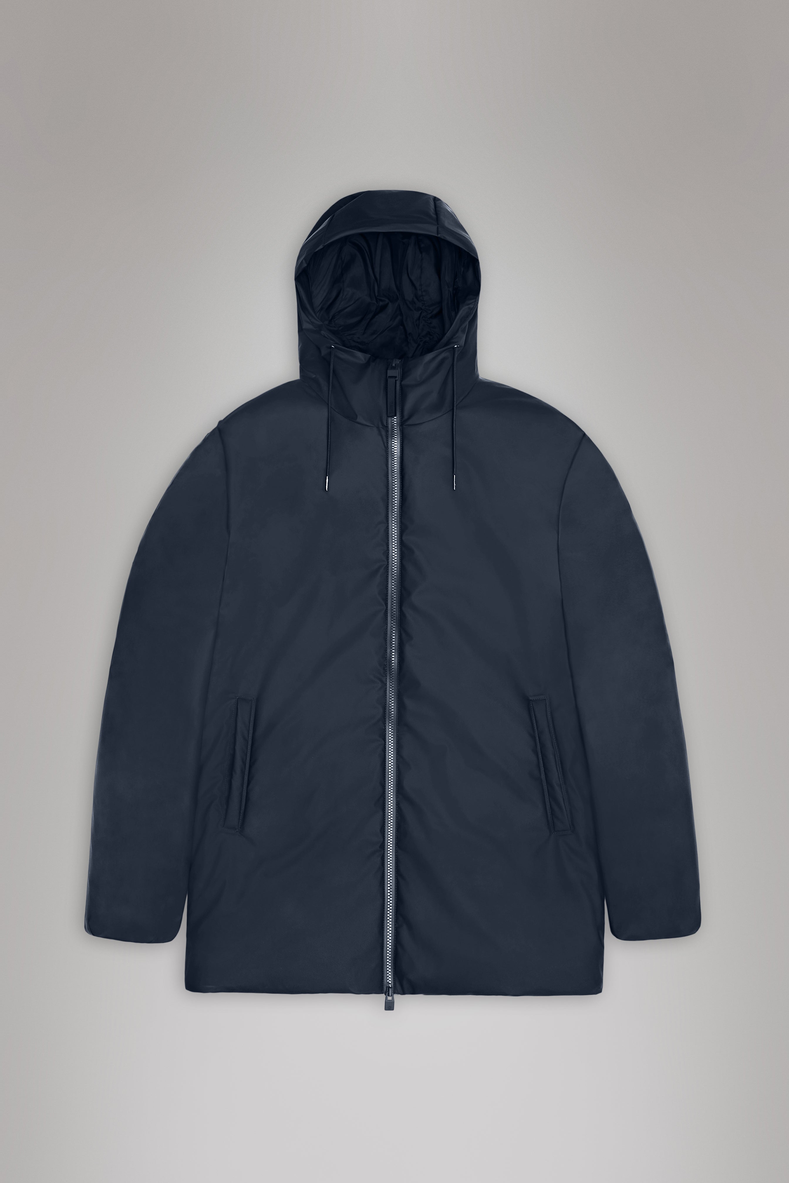 RAINS Lohja Long Insulated Jacket Navy Jacket