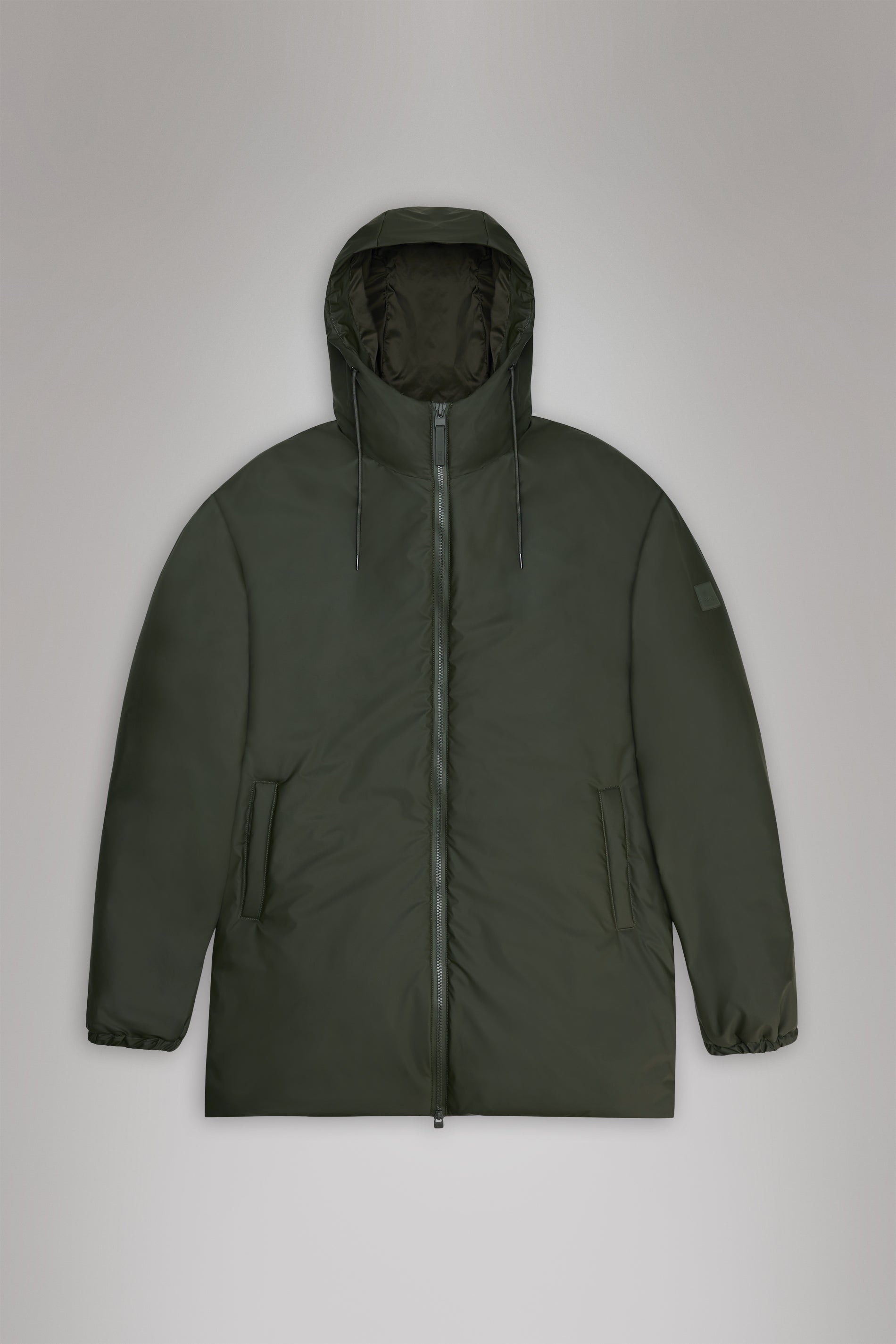 RAINS Lohja Long Insulated Jacket Green Jacket