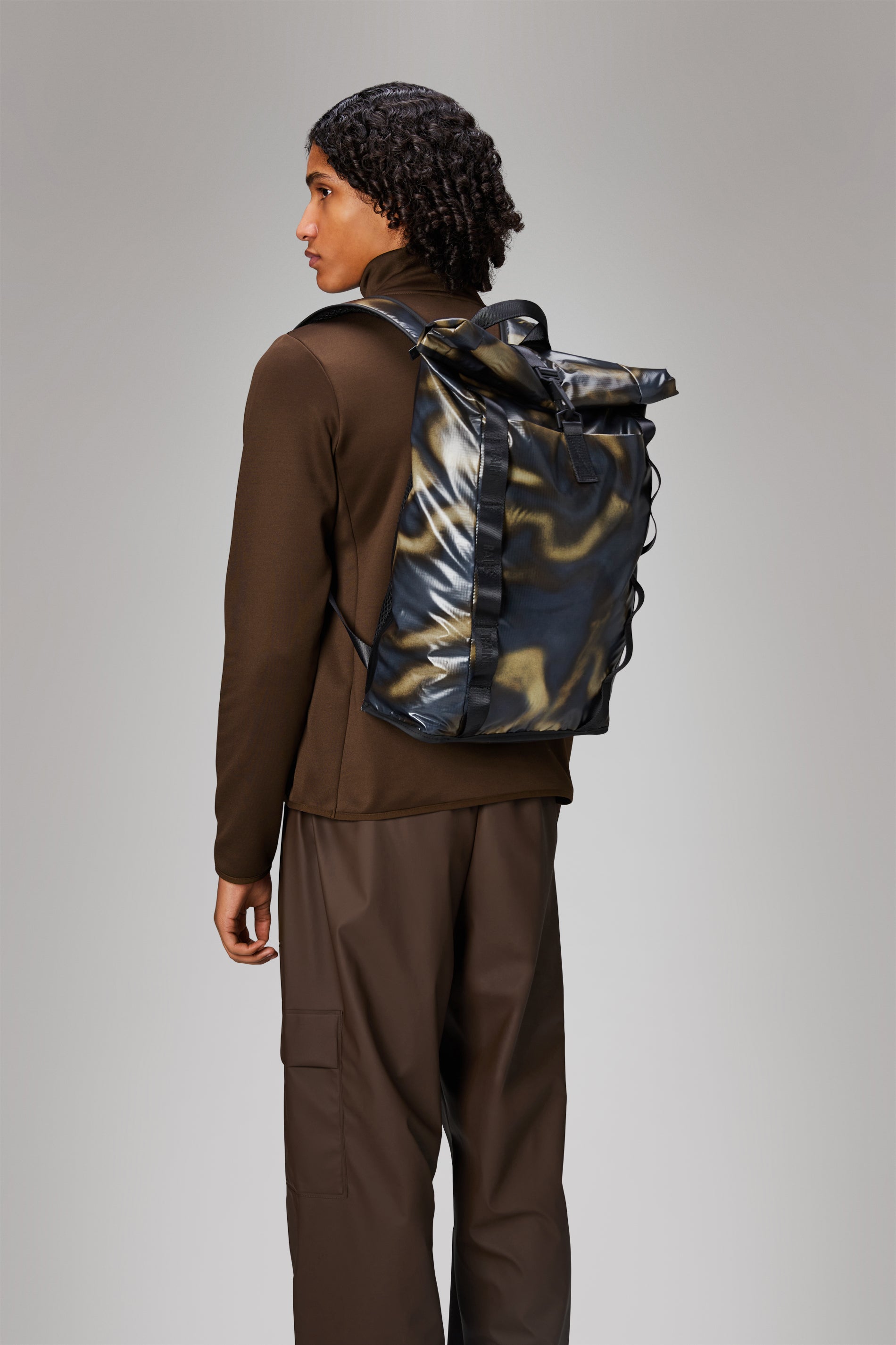 RAINS Sibu Rolltop Rucksack Morph 16L H46 x D12 x W30 cm Backpack
