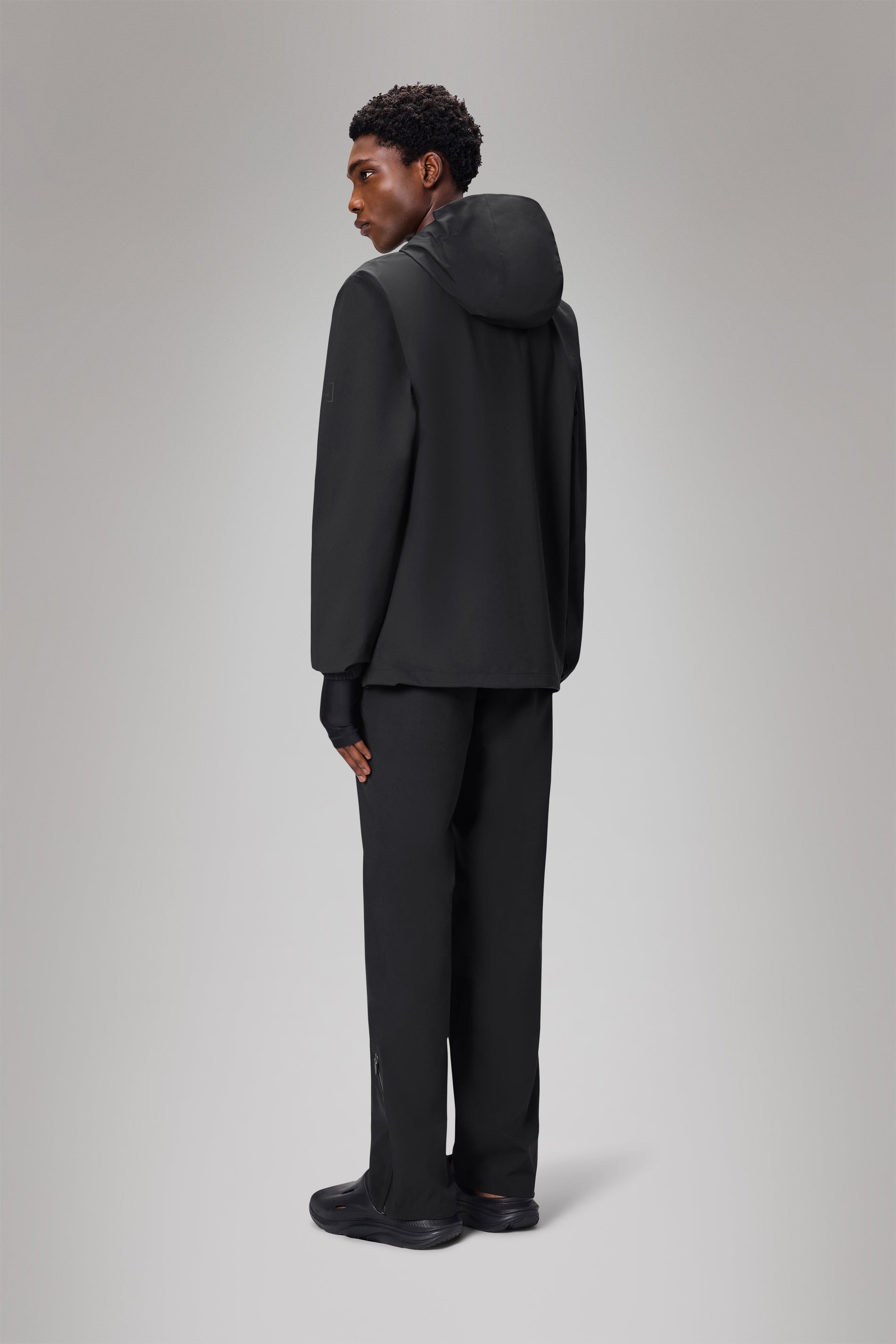 RAINS Suva Hardshell Jacket Black Jacket