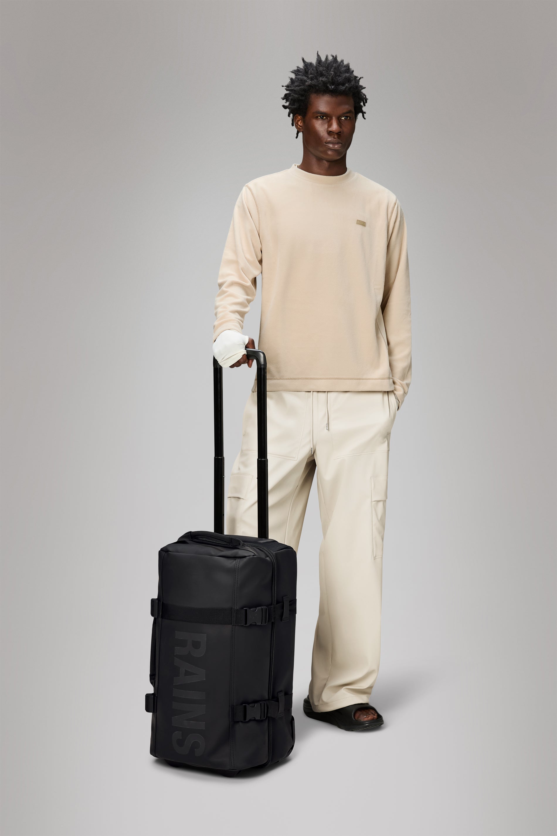 RAINS Texel Cabin Bag Black Trolley