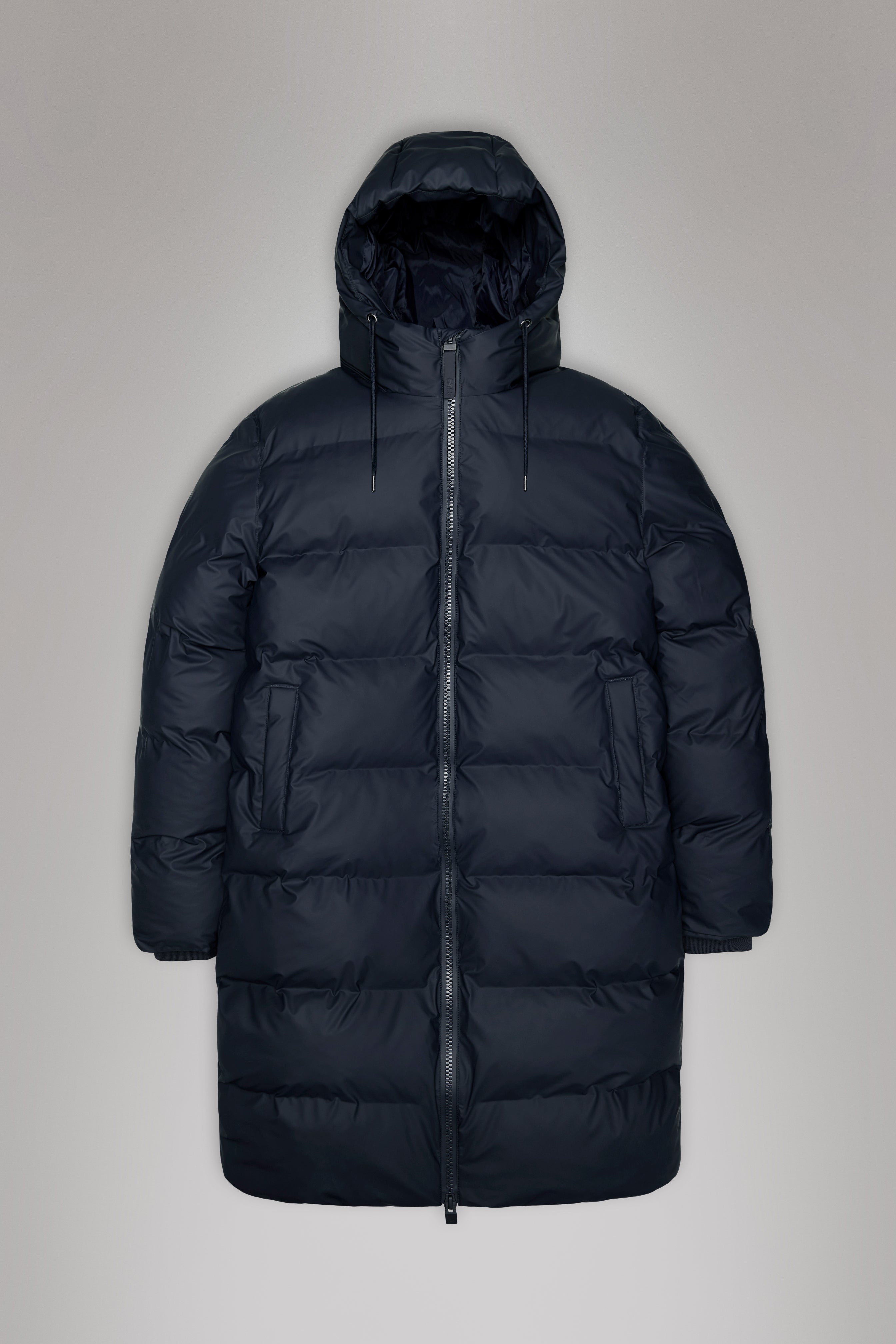 Rains Alta Longer Puffer Jacket Jackets 47 Navy