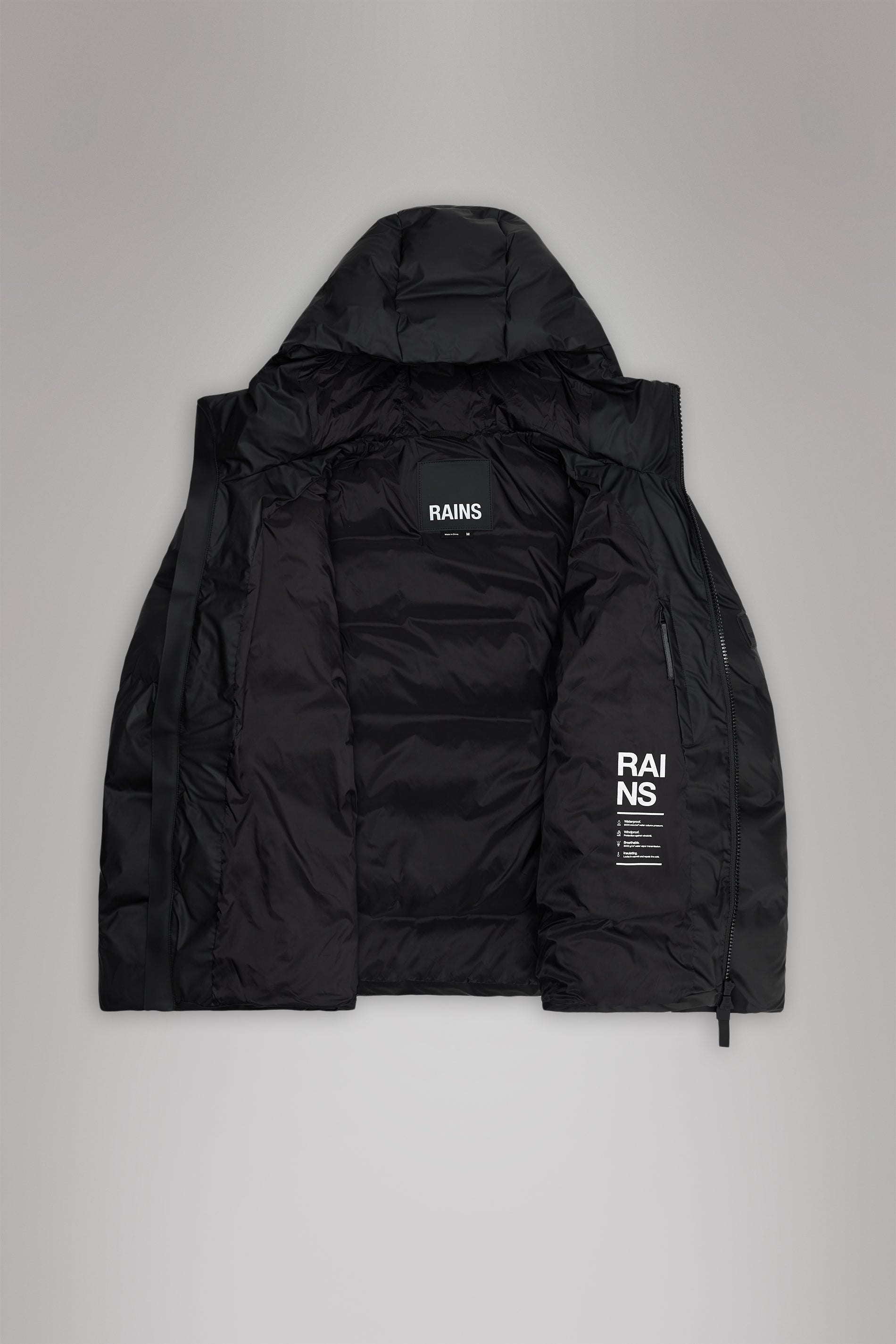 Rains Alta Puffer Jacket Jackets 01 Black
