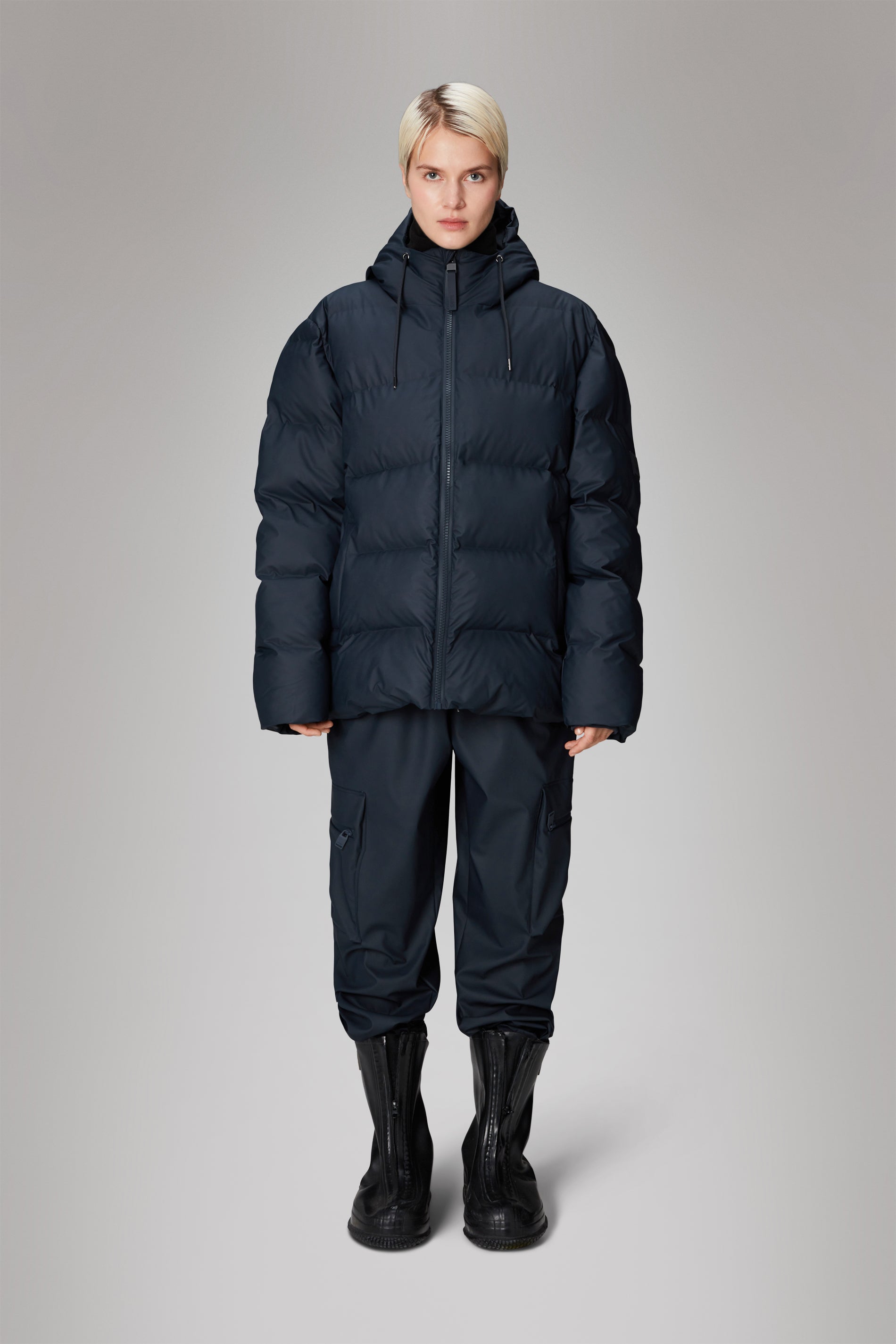 Rains Alta Puffer Jacket Jackets 47 Navy