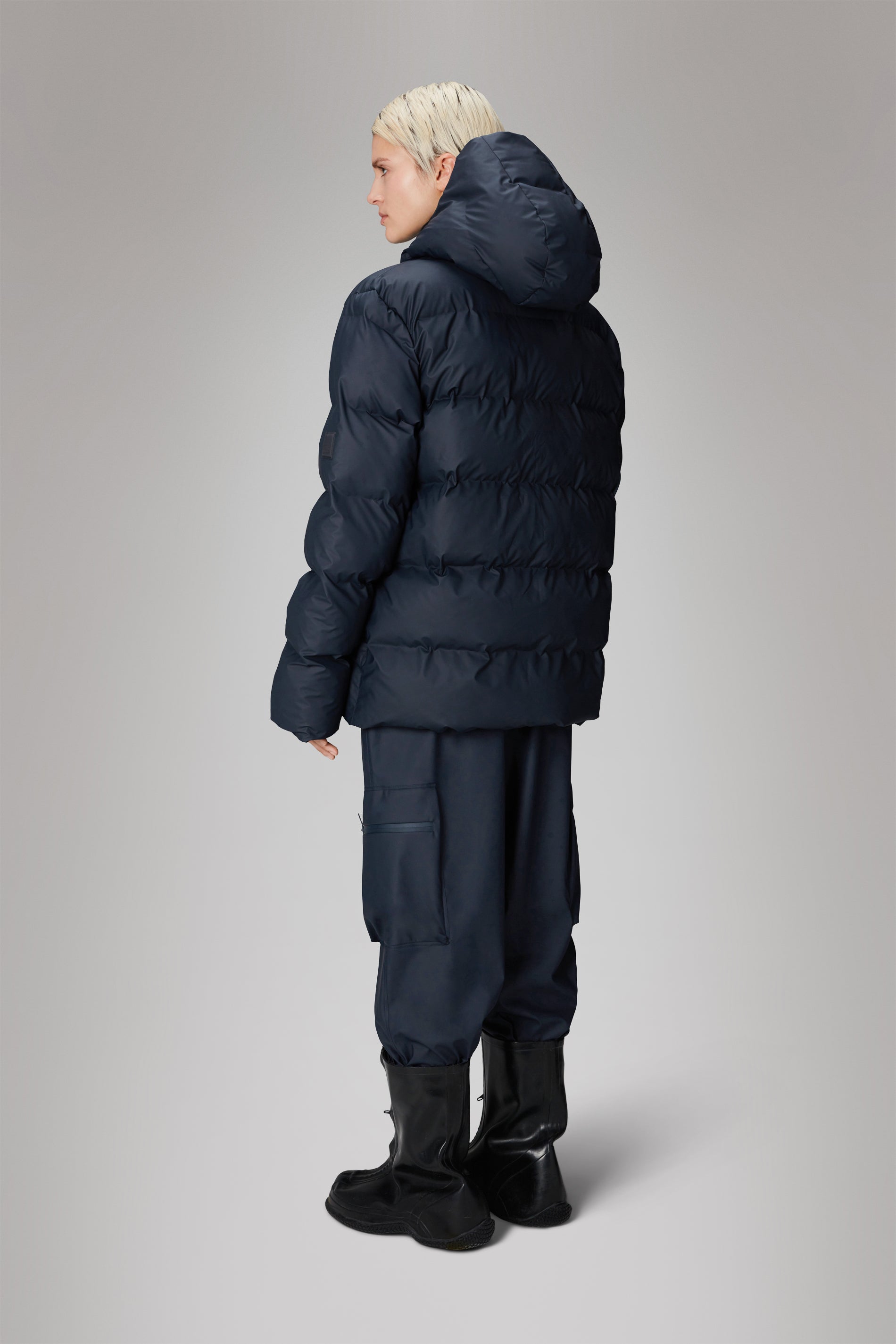 Rains Alta Puffer Jacket Jackets 47 Navy