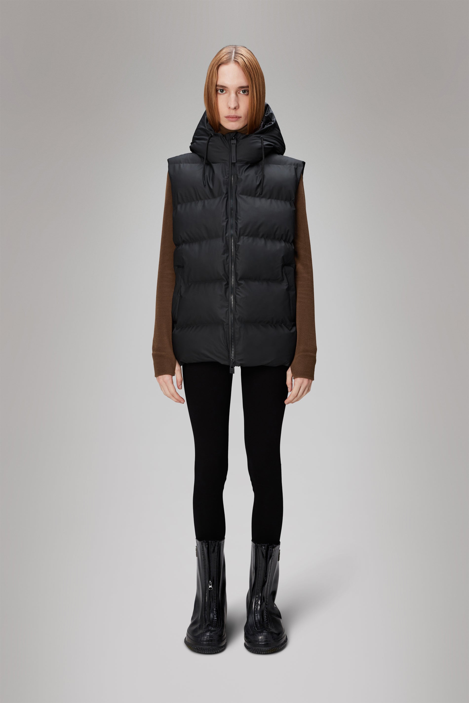 Rains Alta Puffer Vest Vests 01 Black