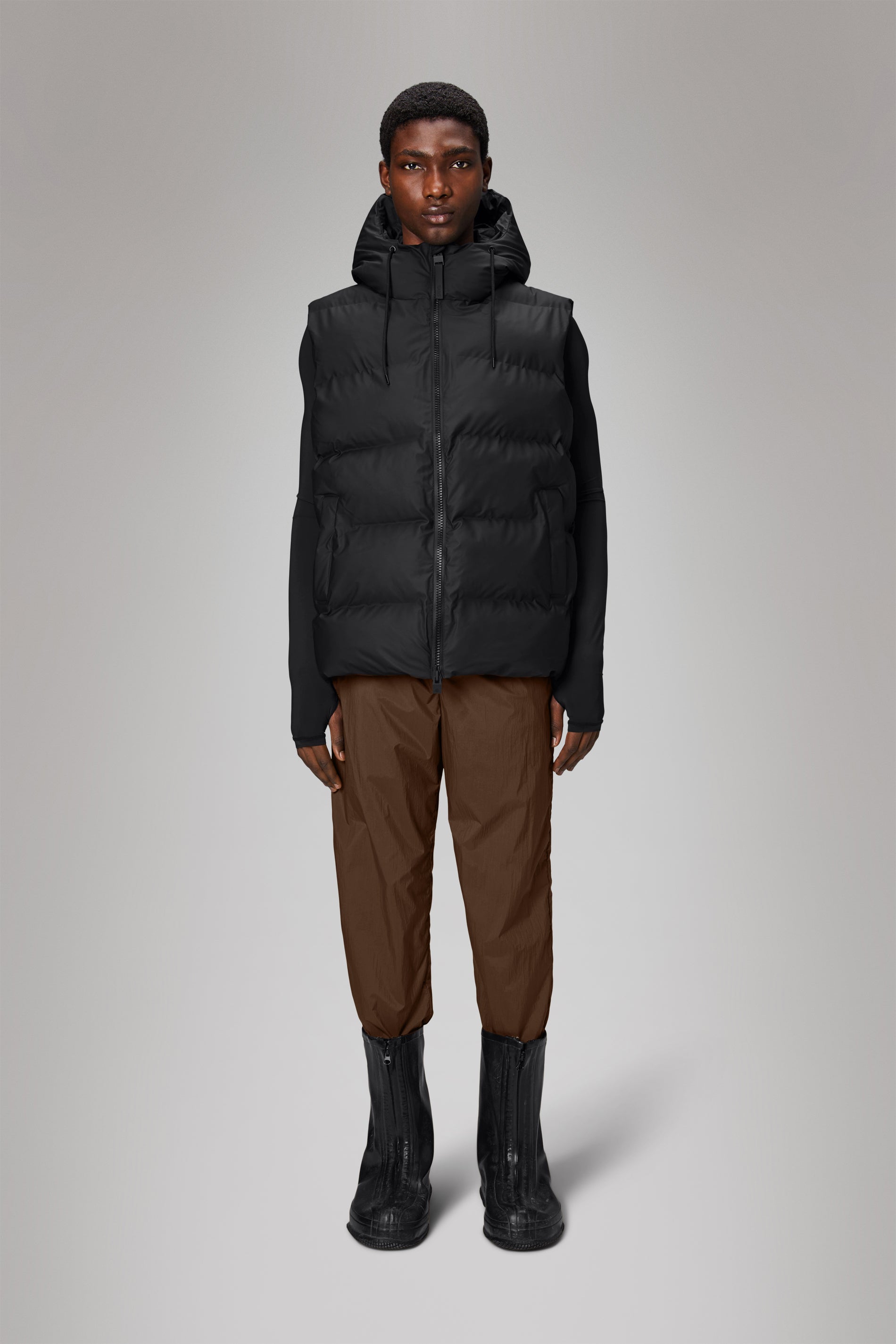 Rains Alta Puffer Vest Vests 01 Black