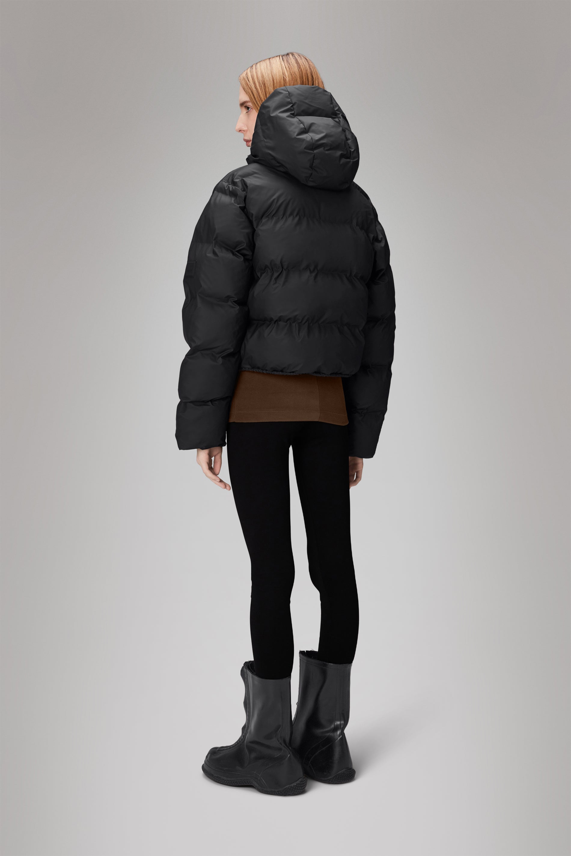 Rains Alta Short Puffer Jacket Jackets 01 Black