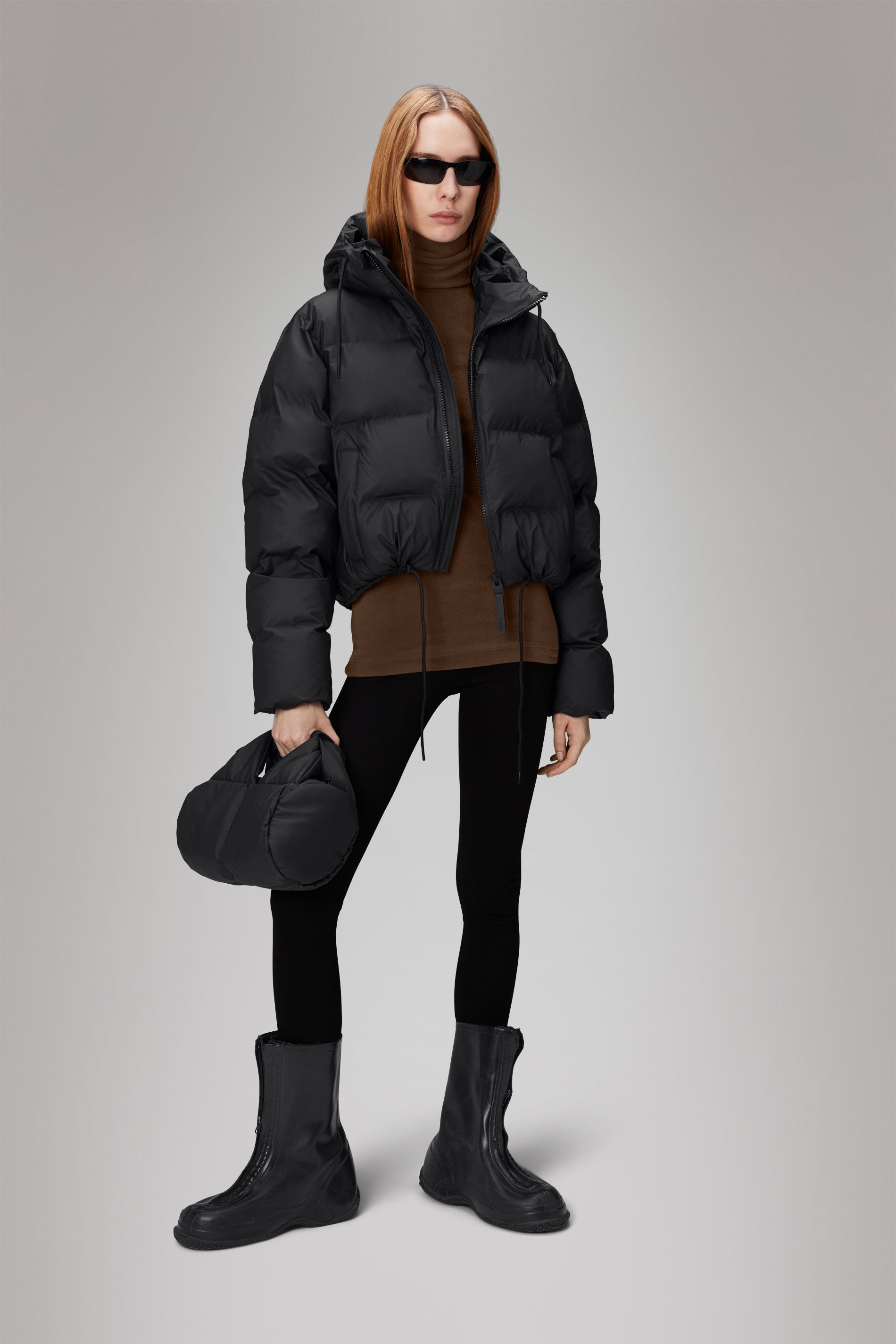 Rains Alta Short Puffer Jacket Jackets 01 Black