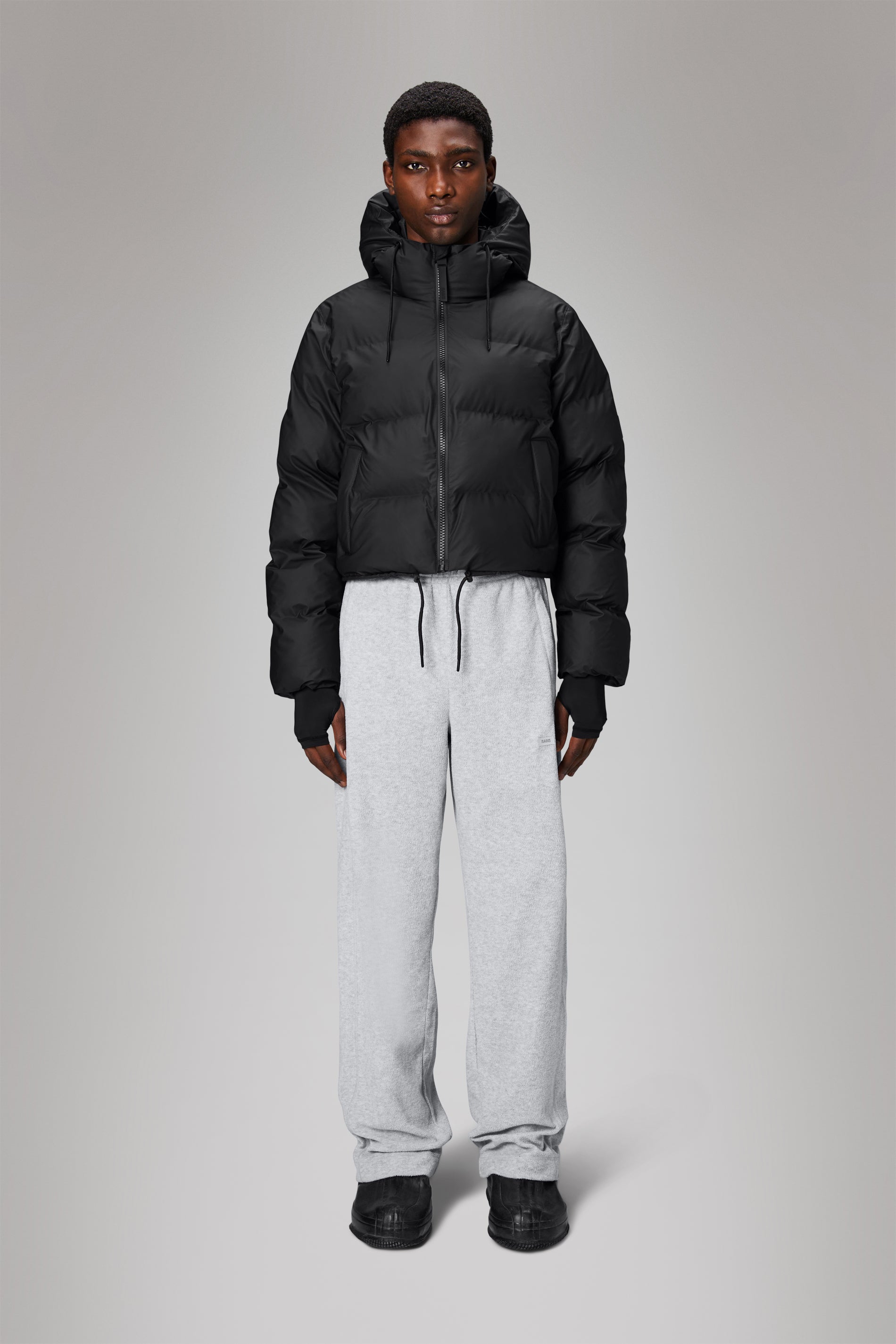 Rains Alta Short Puffer Jacket Jackets 01 Black