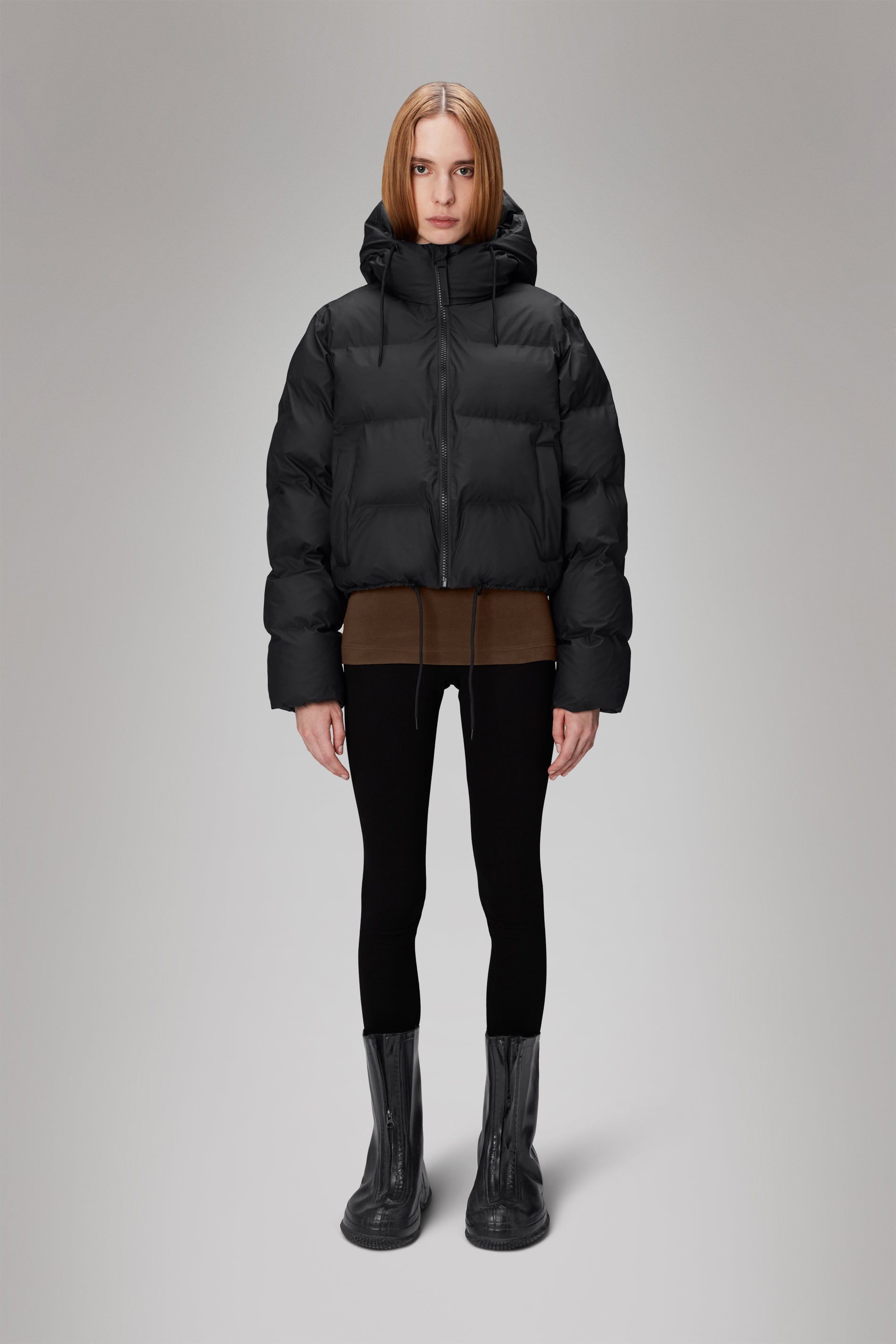 Rains Alta Short Puffer Jacket Jackets 01 Black
