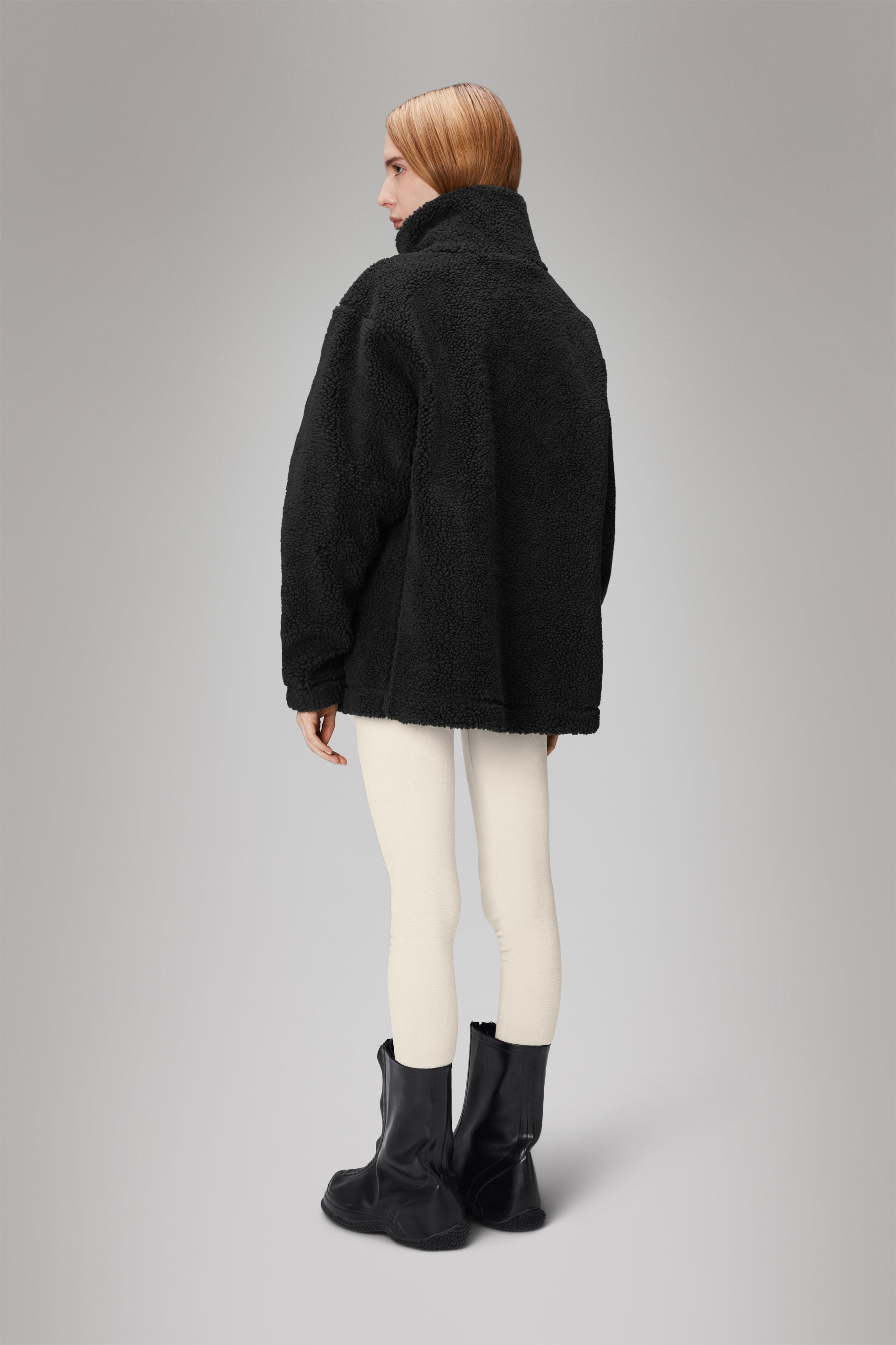 Rains Kofu Fleece Jacket Jackets 01 Black