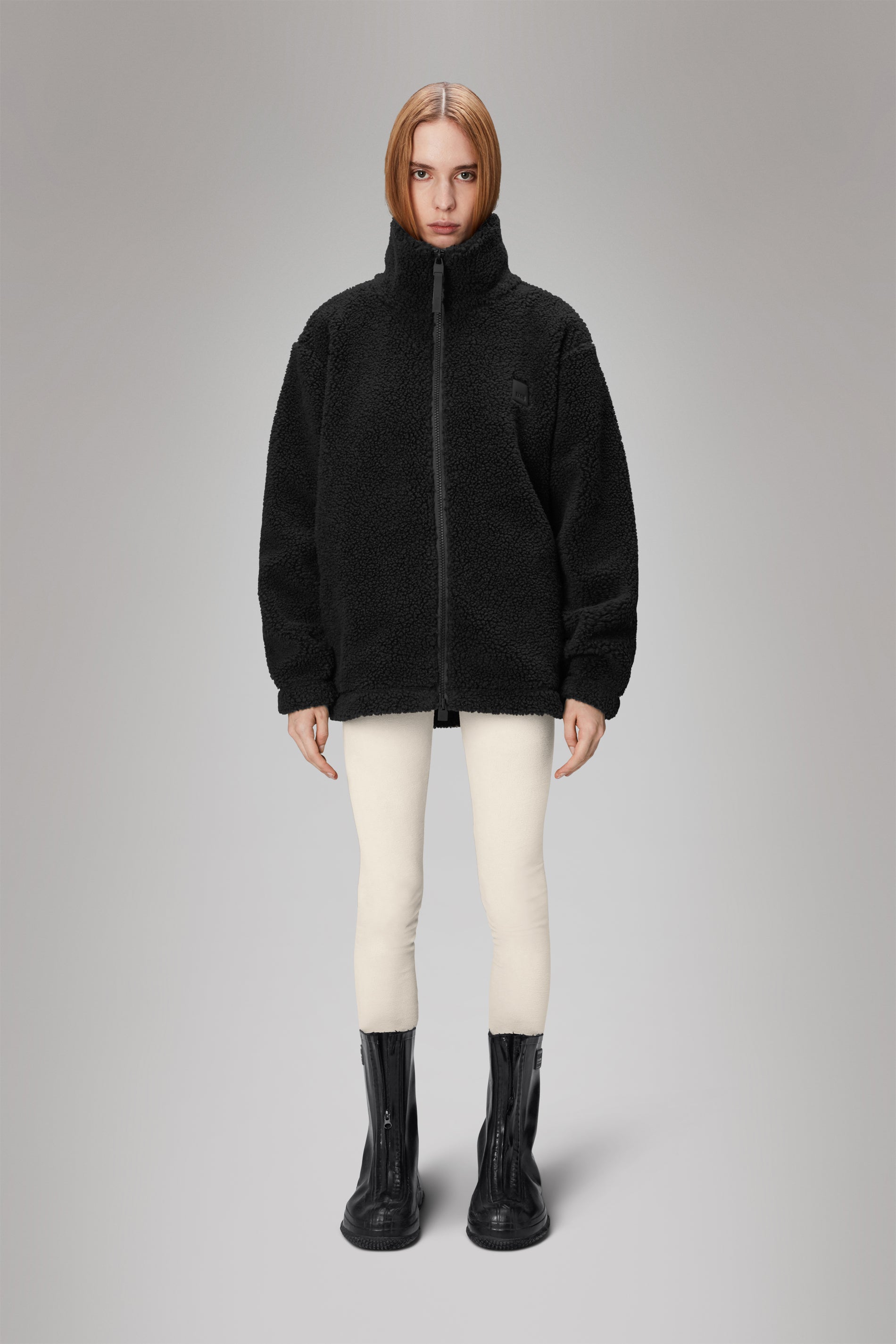 Rains Kofu Fleece Jacket Jackets 01 Black