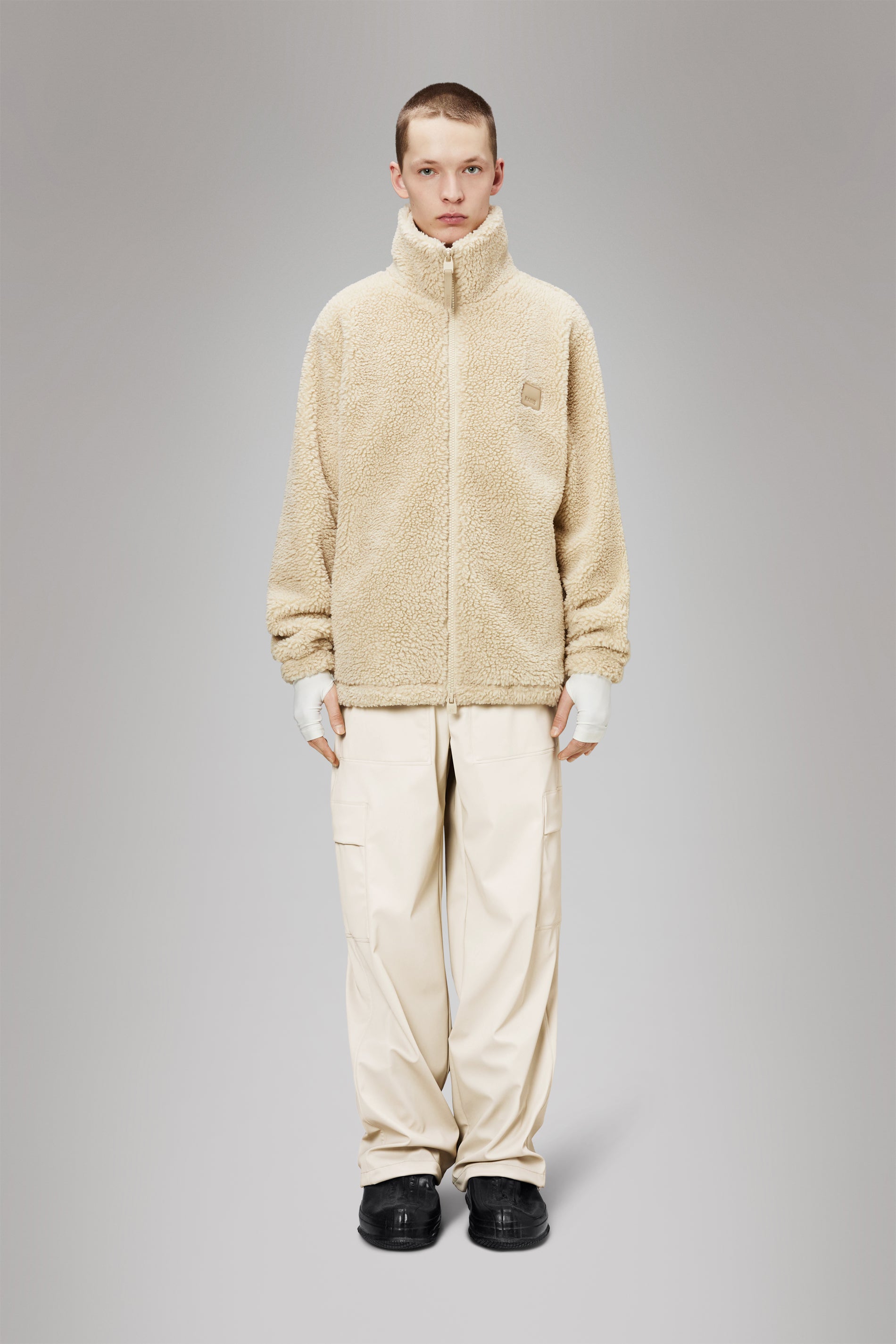 Rains Kofu Fleece Jacket Jackets 24 Sand