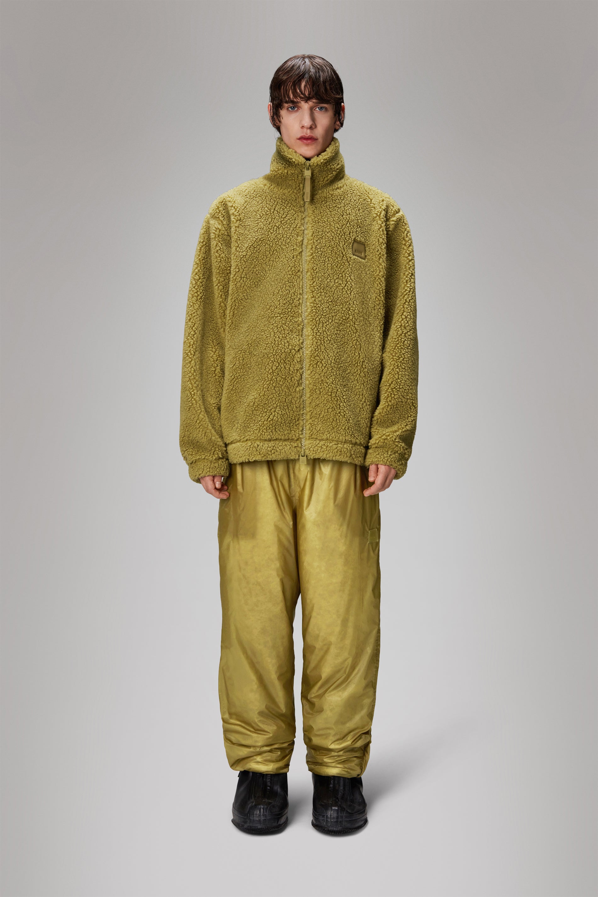Rains Kofu Fleece Jacket Jackets 44 Khaki
