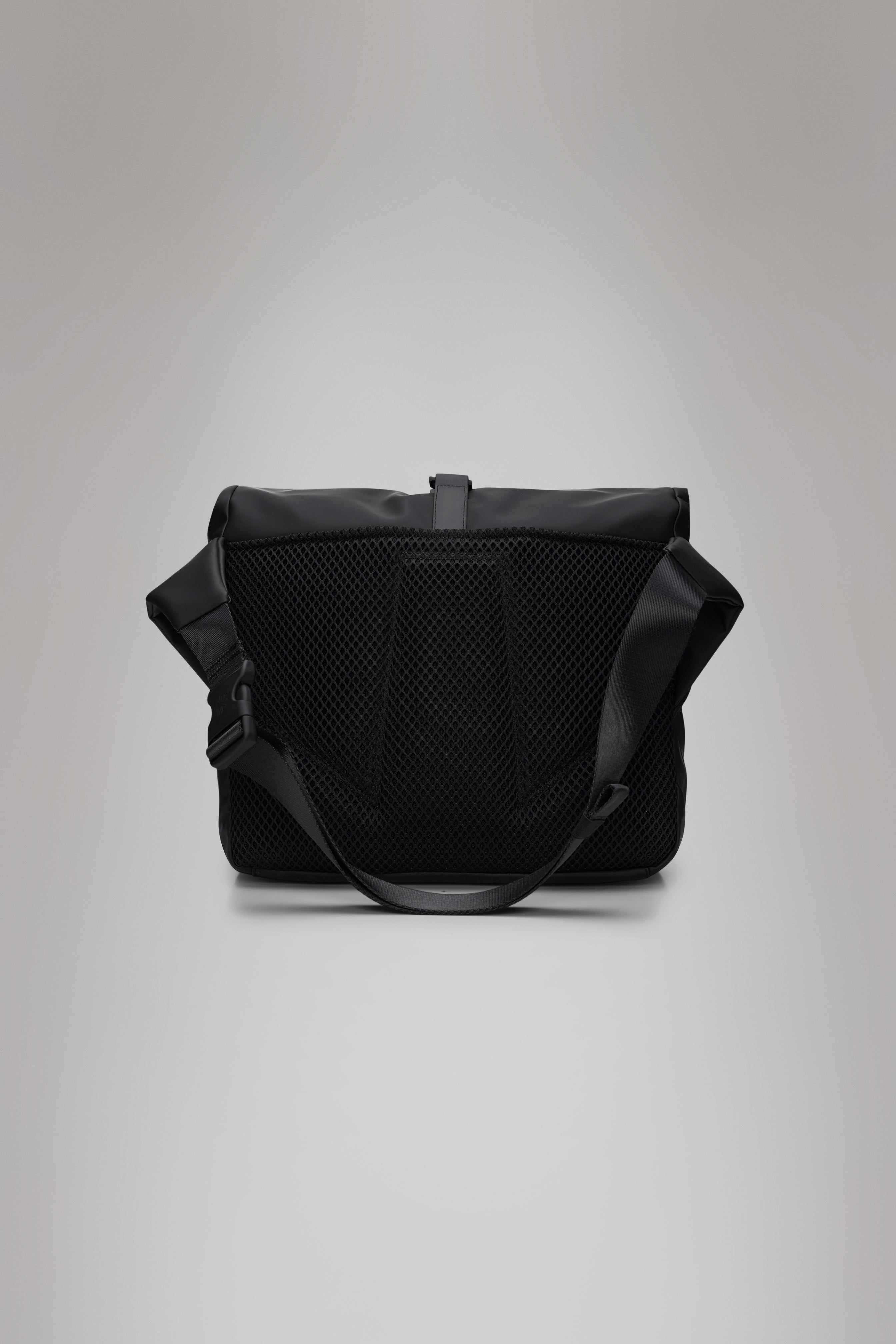 Rains Rolltop Commuter Bag Messenger 01 Black