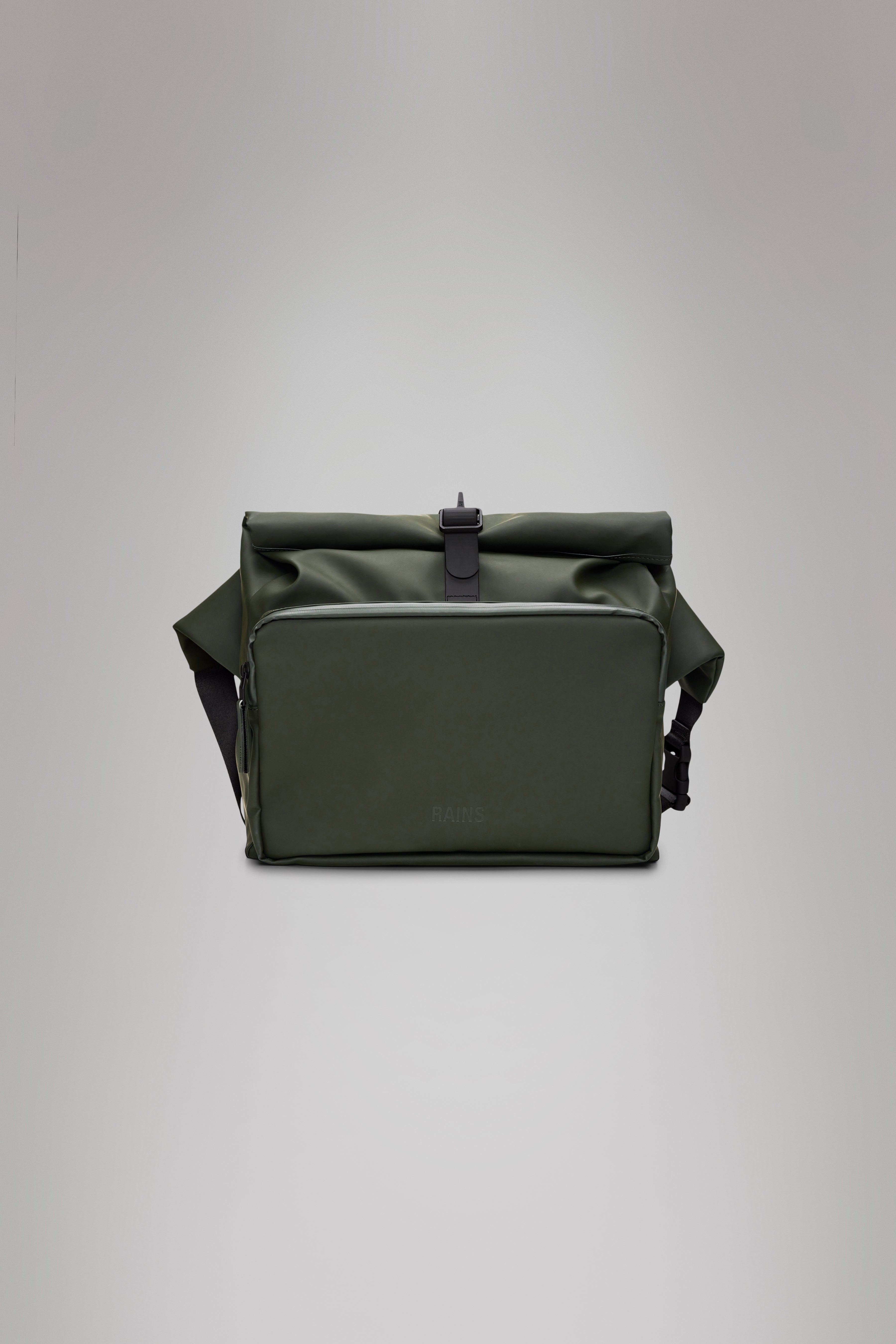 Rains Rolltop Commuter Bag Messenger 03 Green
