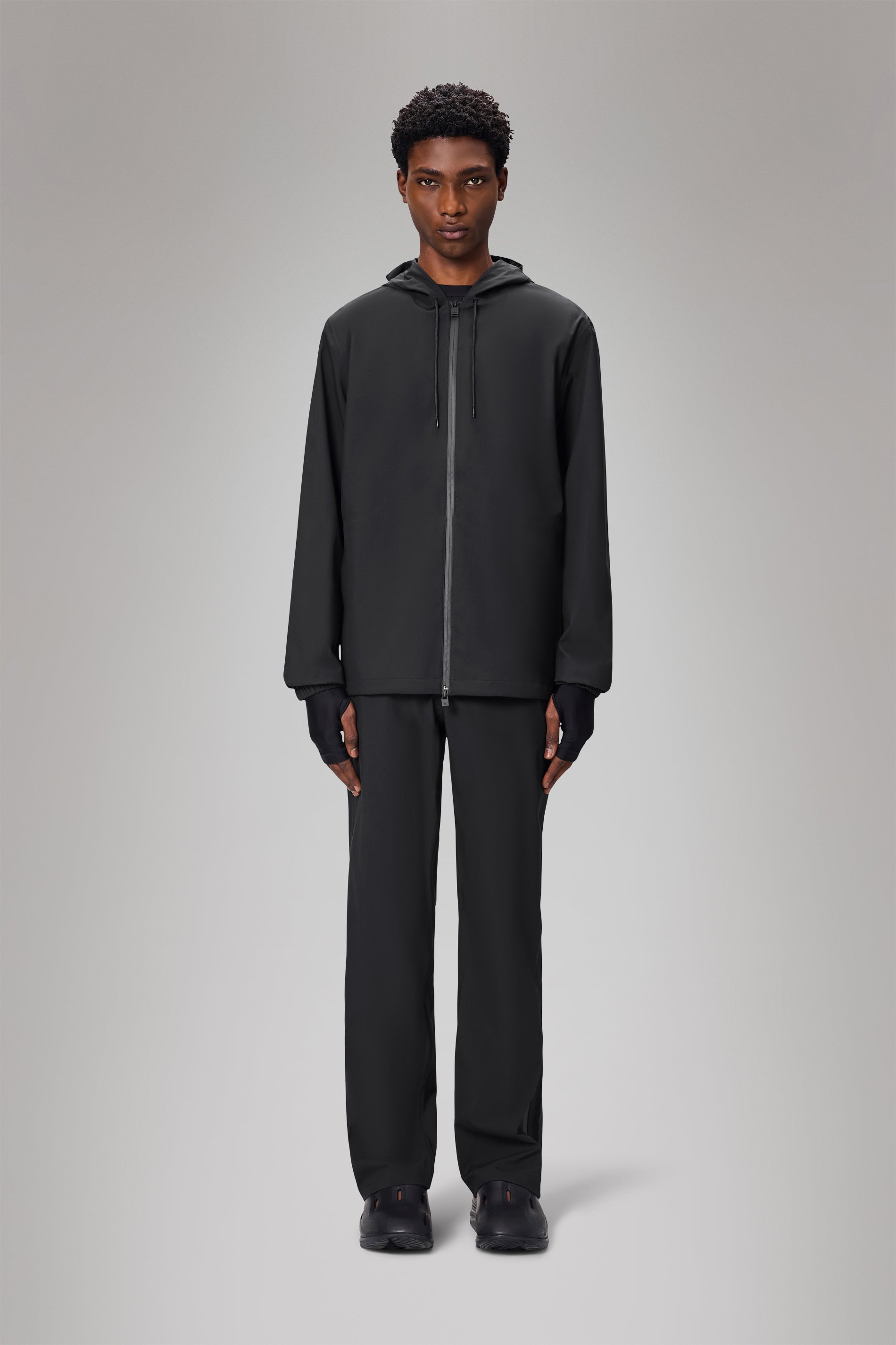 RAINS Suva Hardshell Jacket Black Jacket