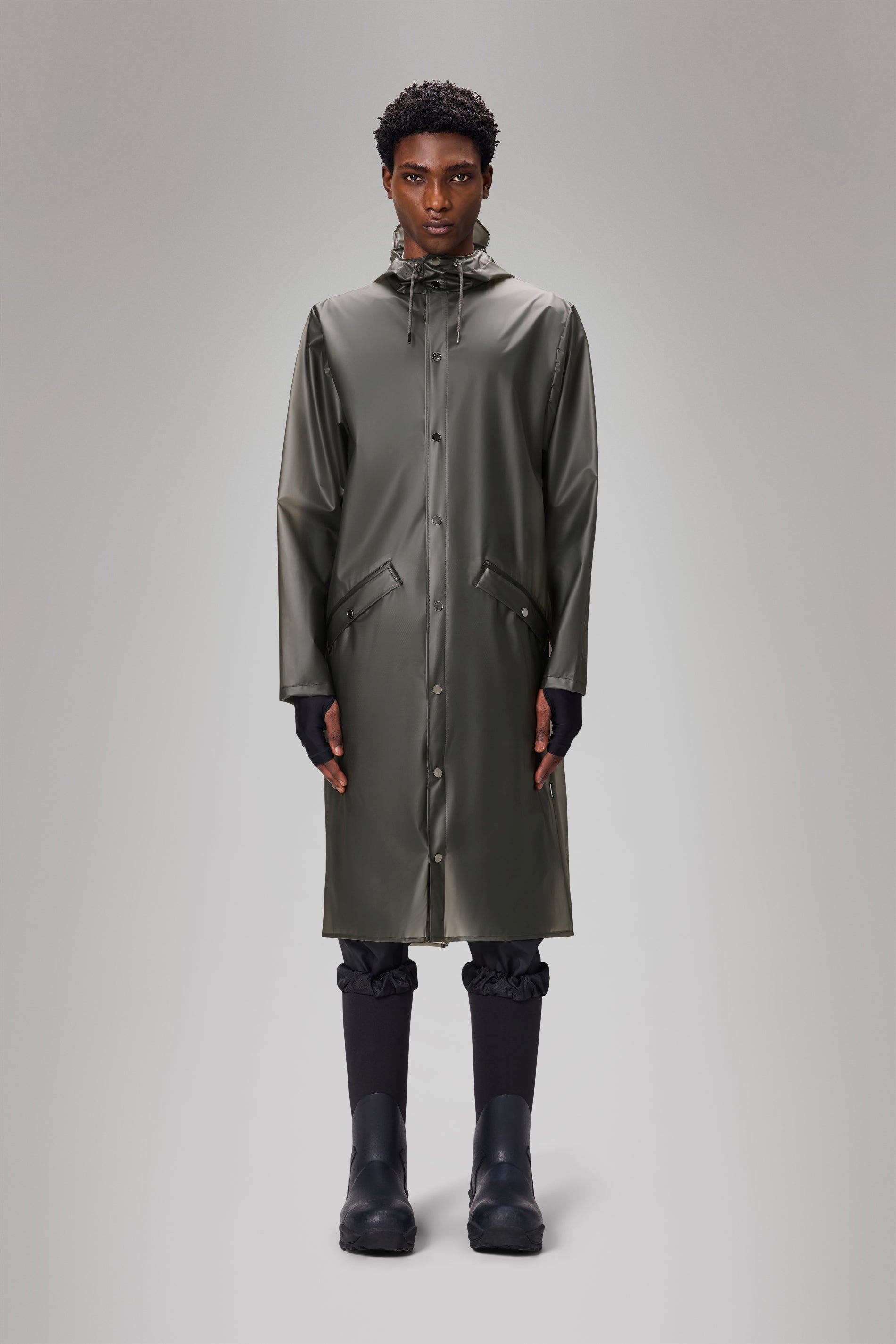 RAINS Longer Jacket Mist Jacket