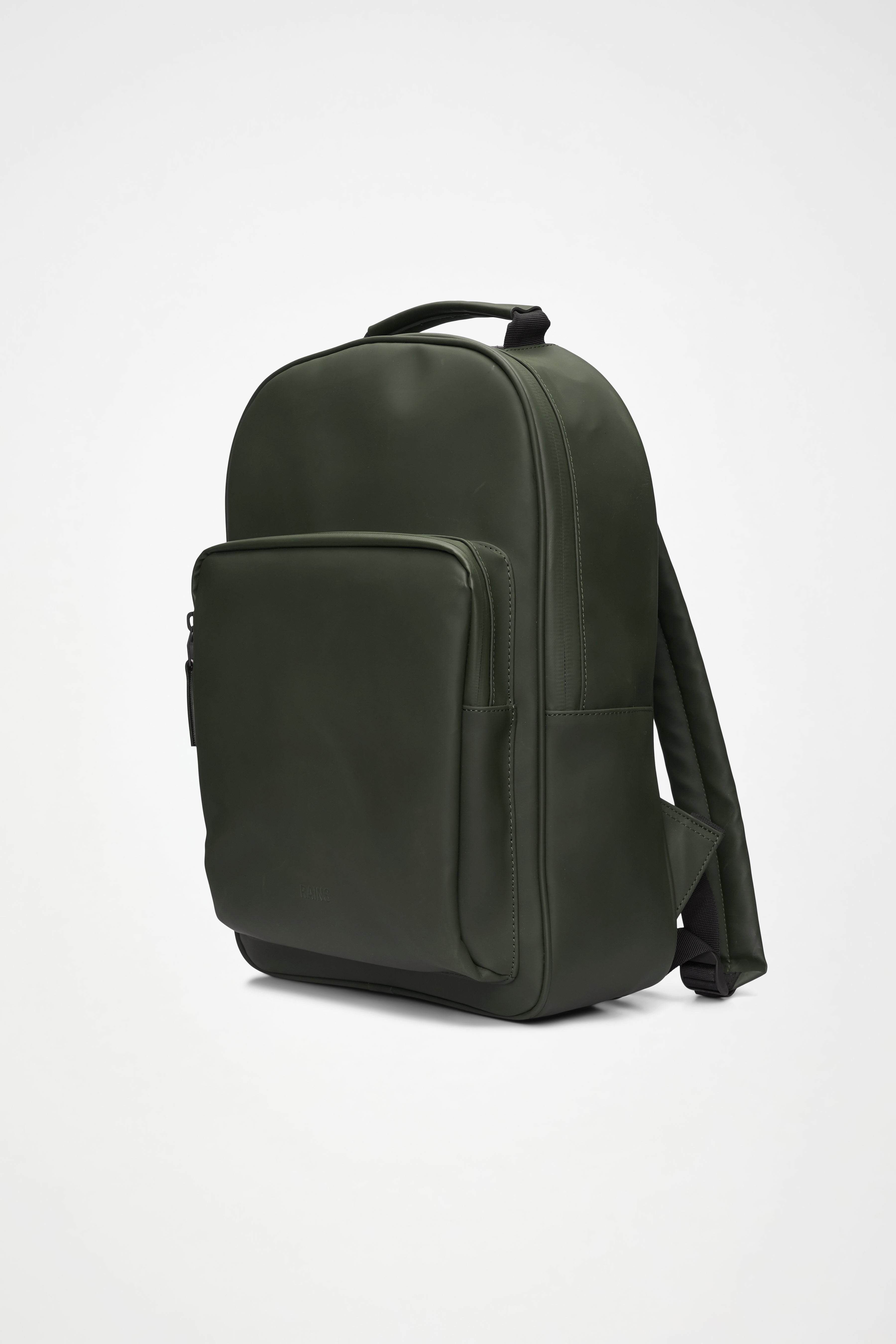 RAINS Book Daypack Large Green 15L H43 x D12 x W30 cm Backpack