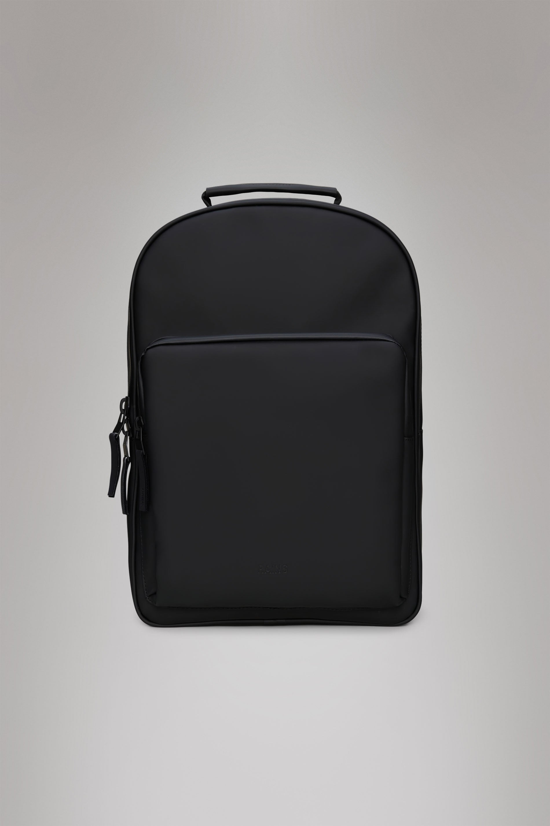 RAINS Book Daypack Large Black Backpack