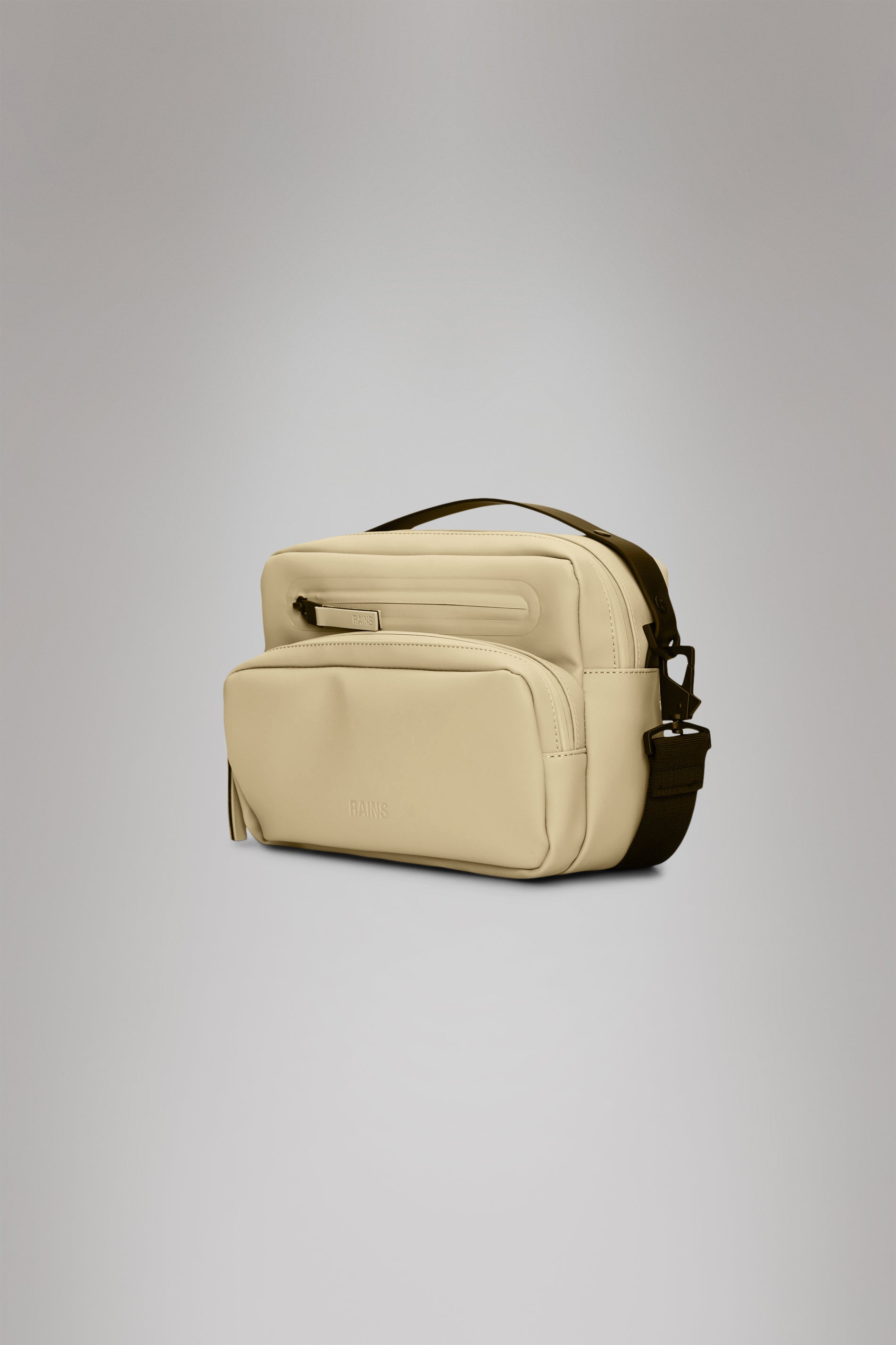 RAINS Cargo Box Bag Sand Crossbody