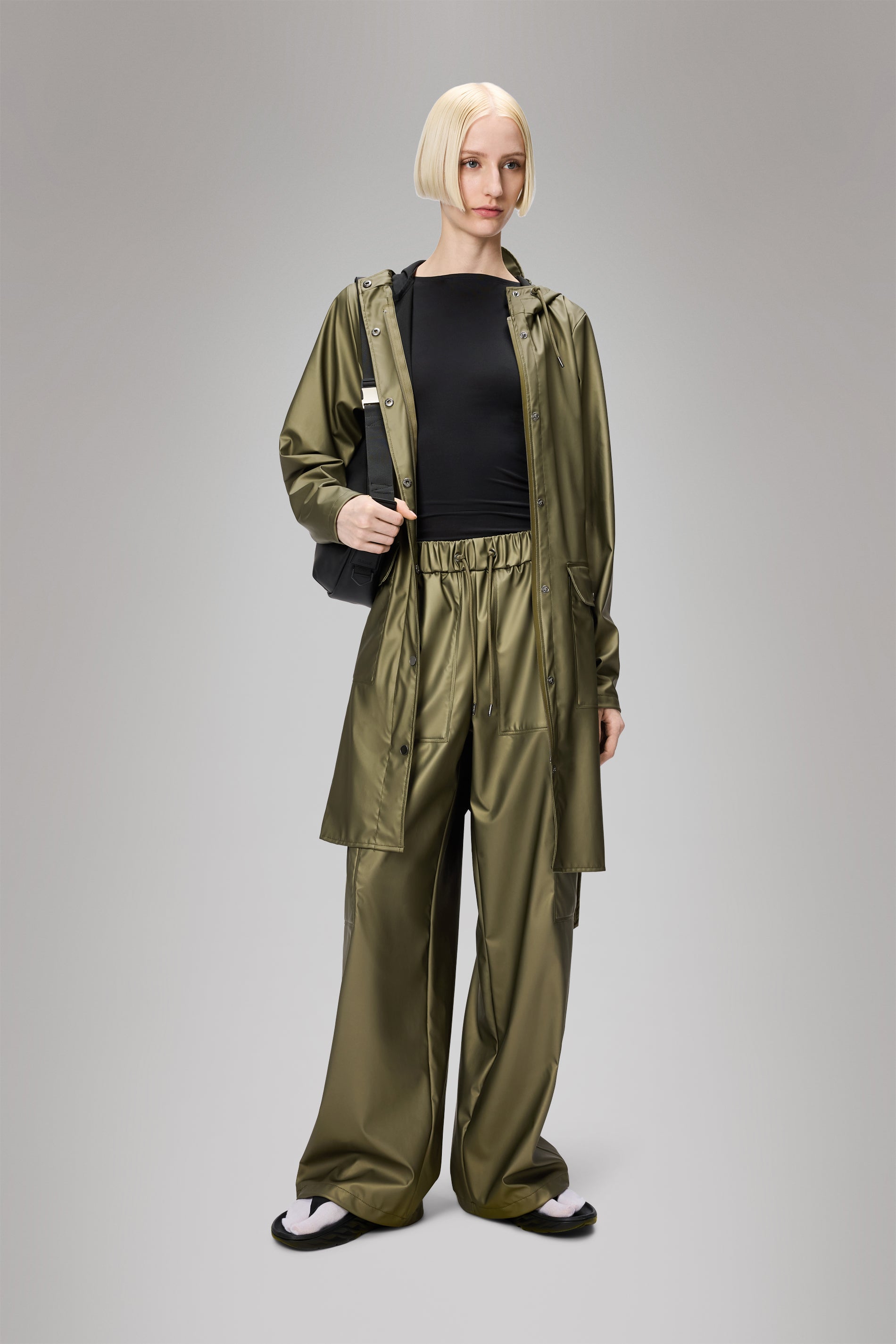 RAINS Curve Long Jacket
 Revel Jacket