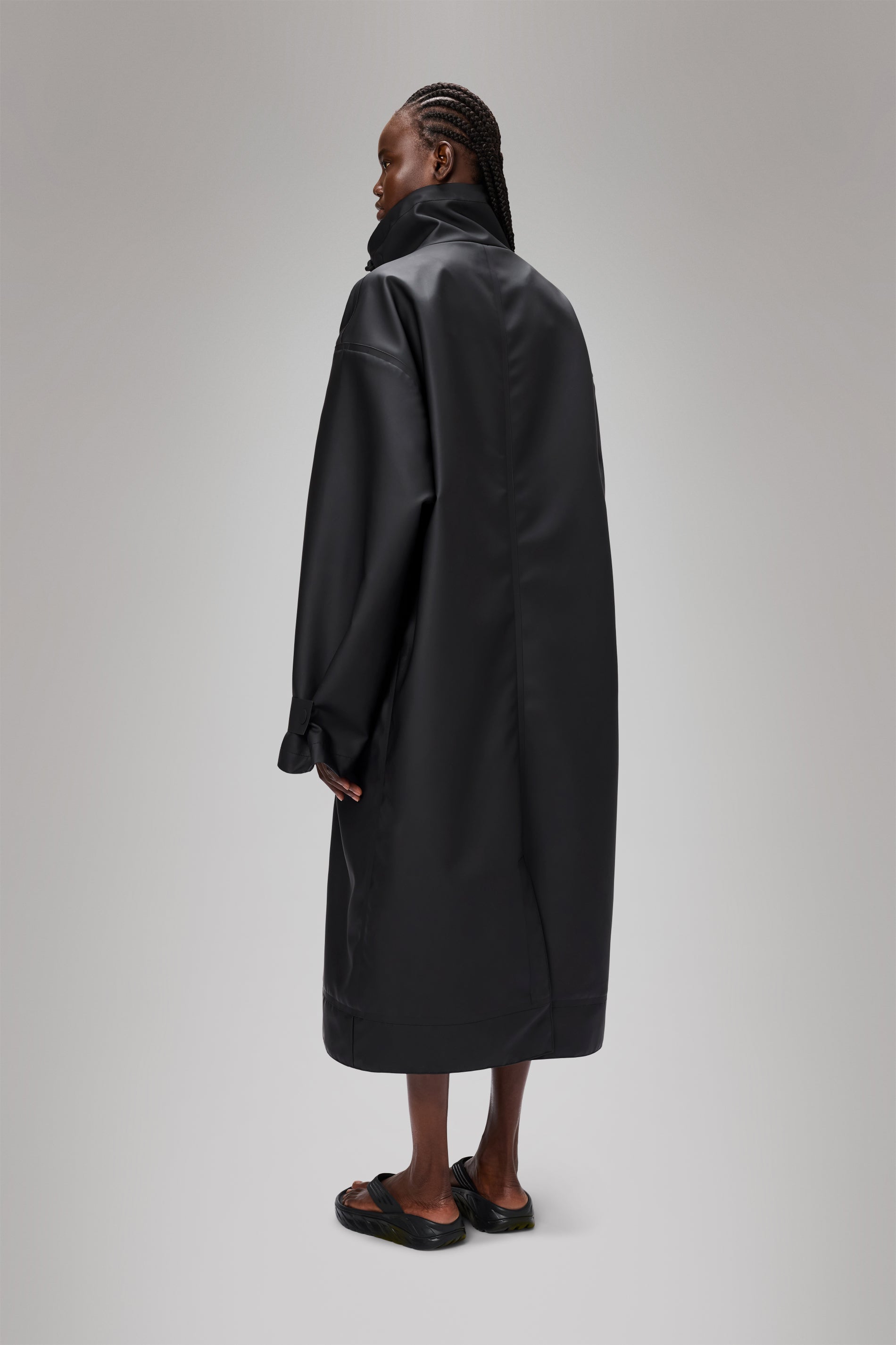 RAINS Vision Longer Jacket Black Jacket