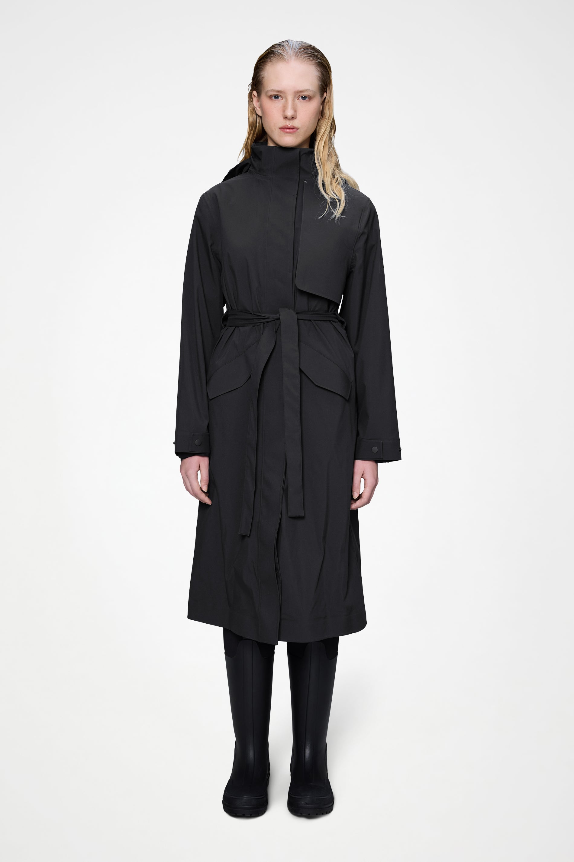 RAINS Suva Hardshell W Coat Black Jacket