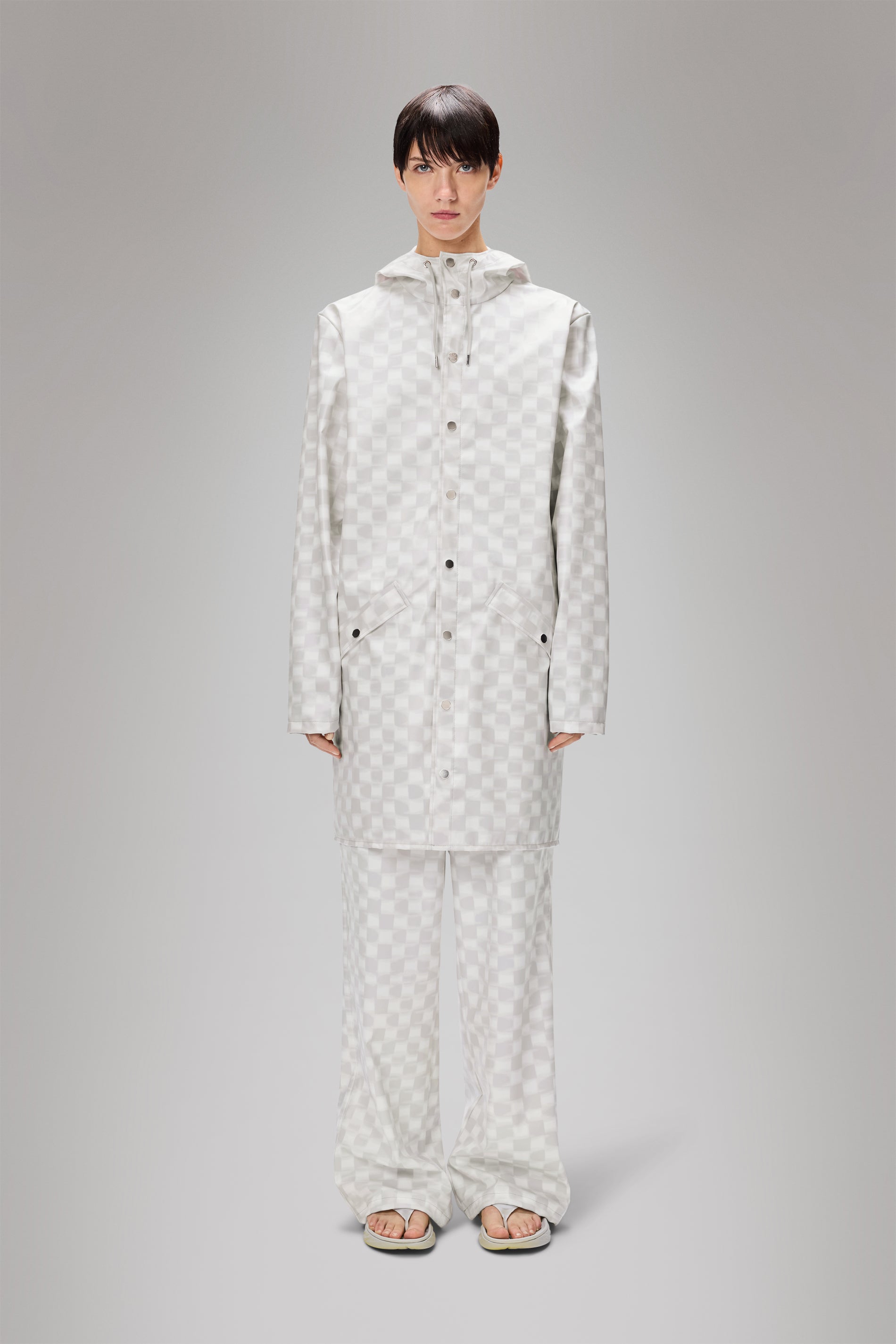 RAINS Long Jacket Warp Jacket