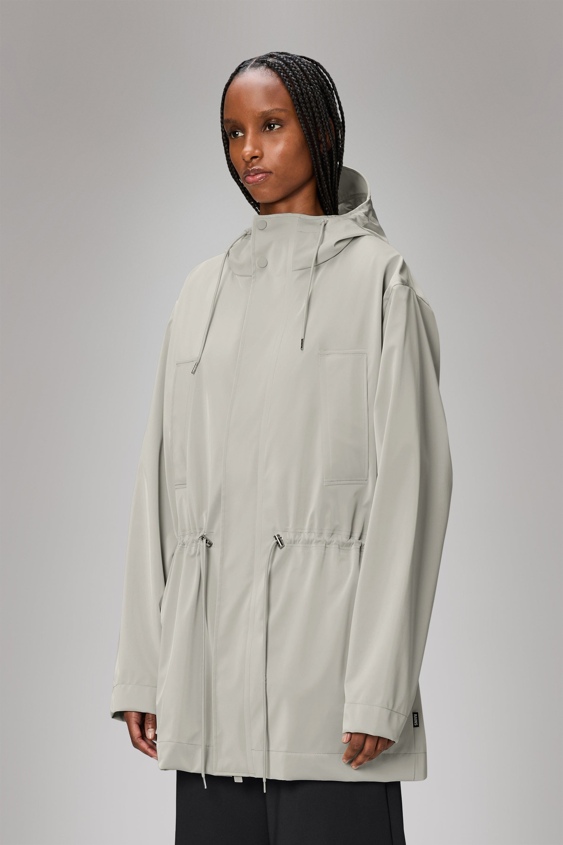 RAINS Bold Long Jacket Matrix Jacket