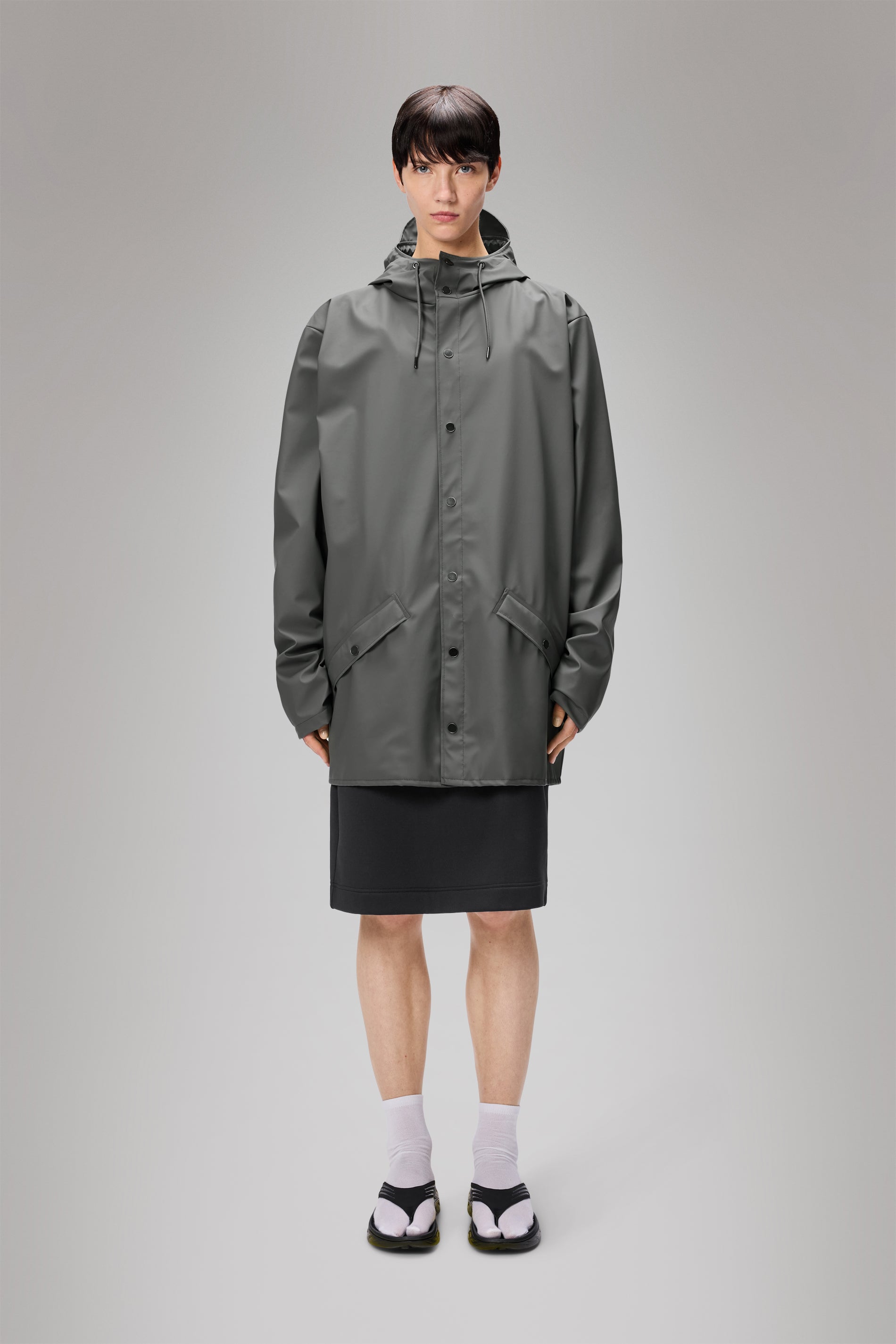 RAINS Jacket Grey Jacket