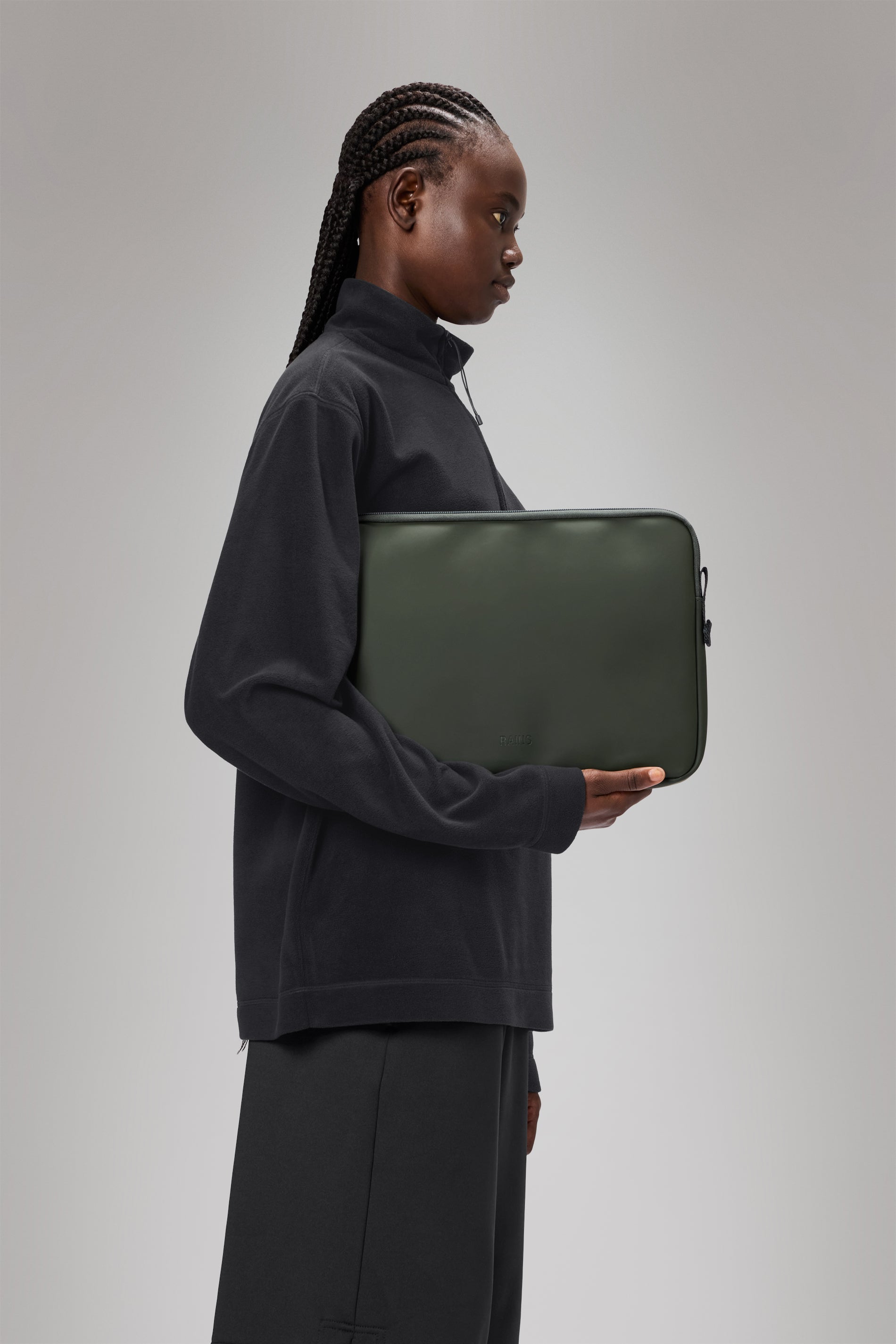 RAINS Trail Laptop Case 13″/14″ Green Laptop Case