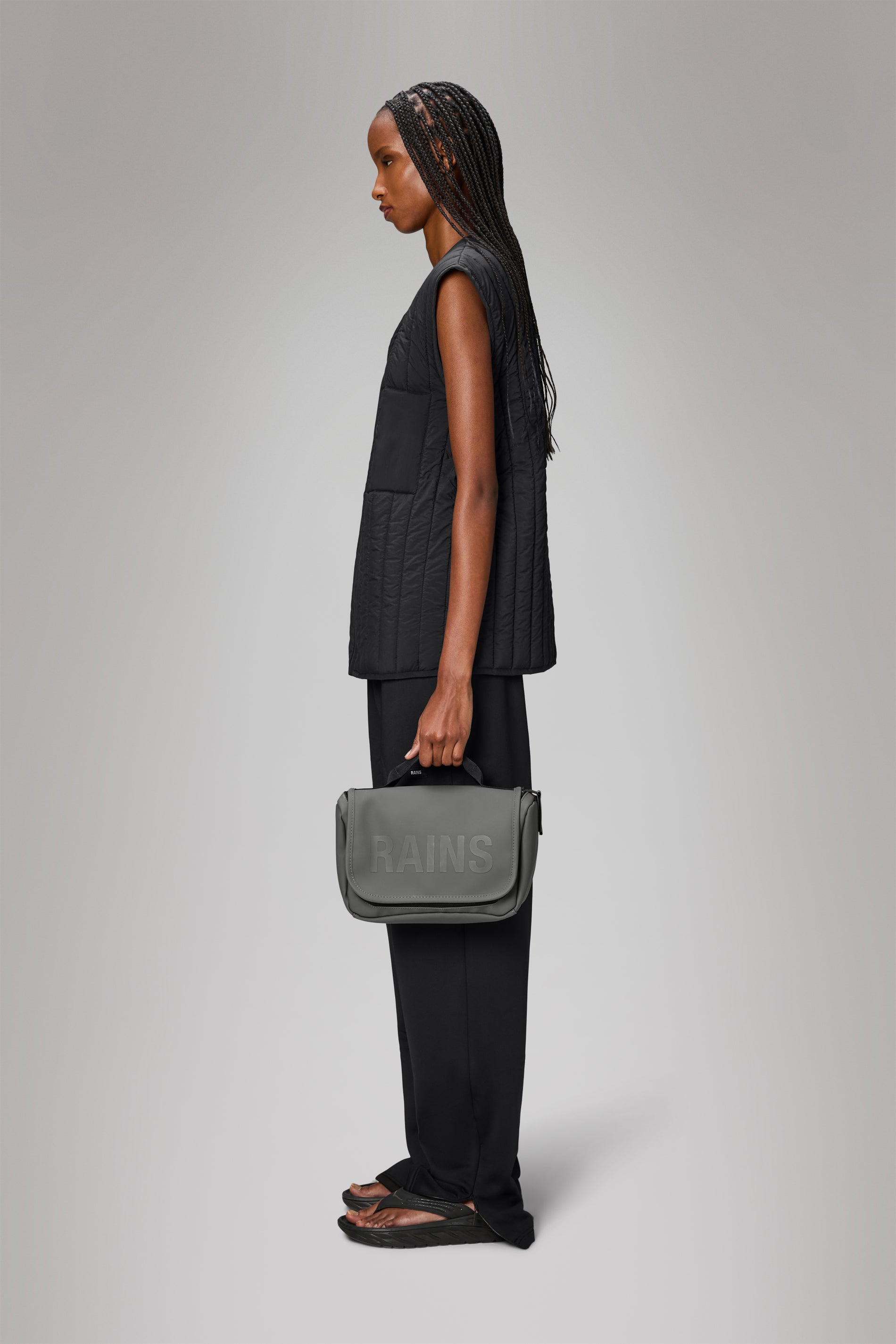 RAINS Texel Wash Bag Grey Wash Bag