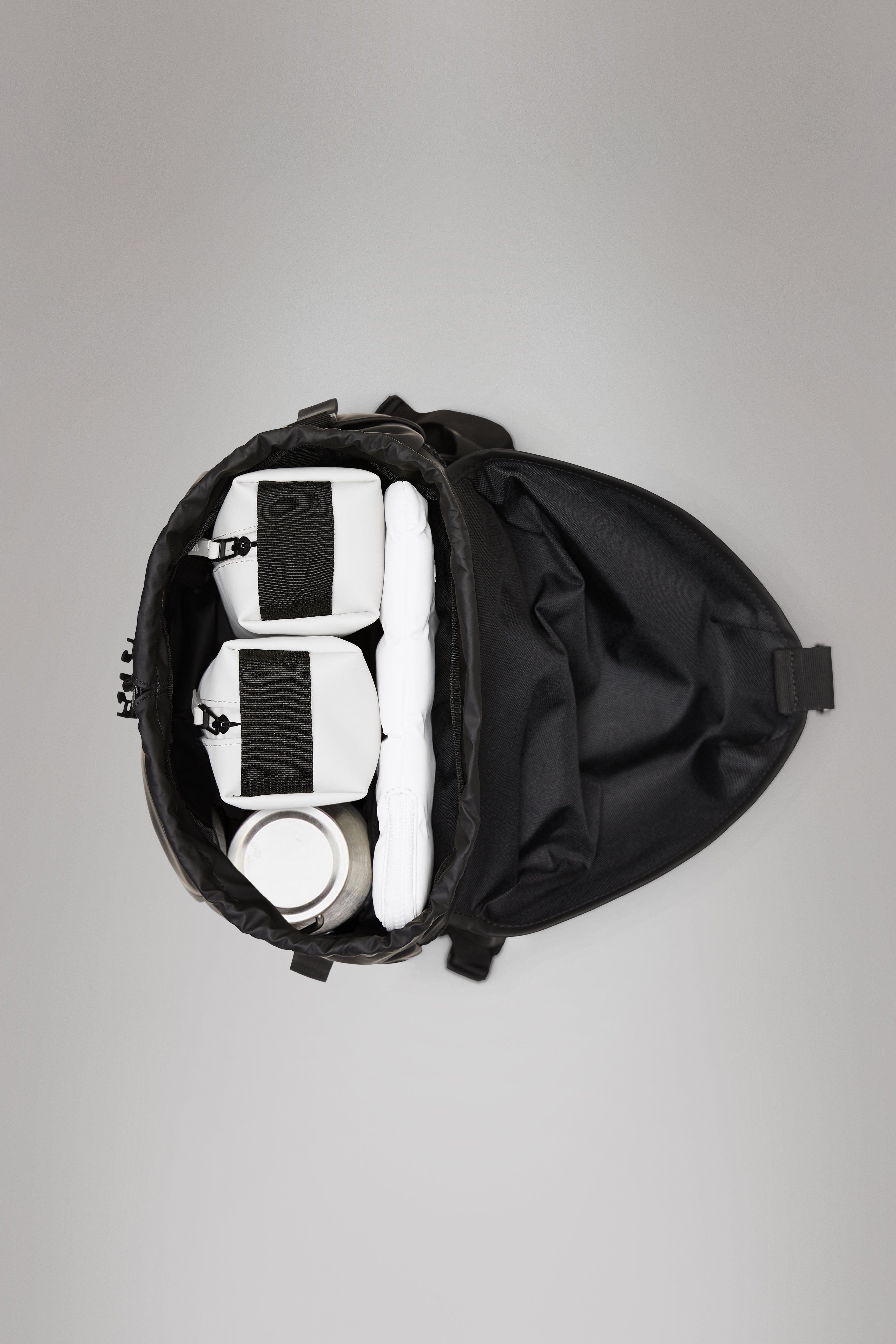 RAINS Valera Bucket Backpack Black Backpack