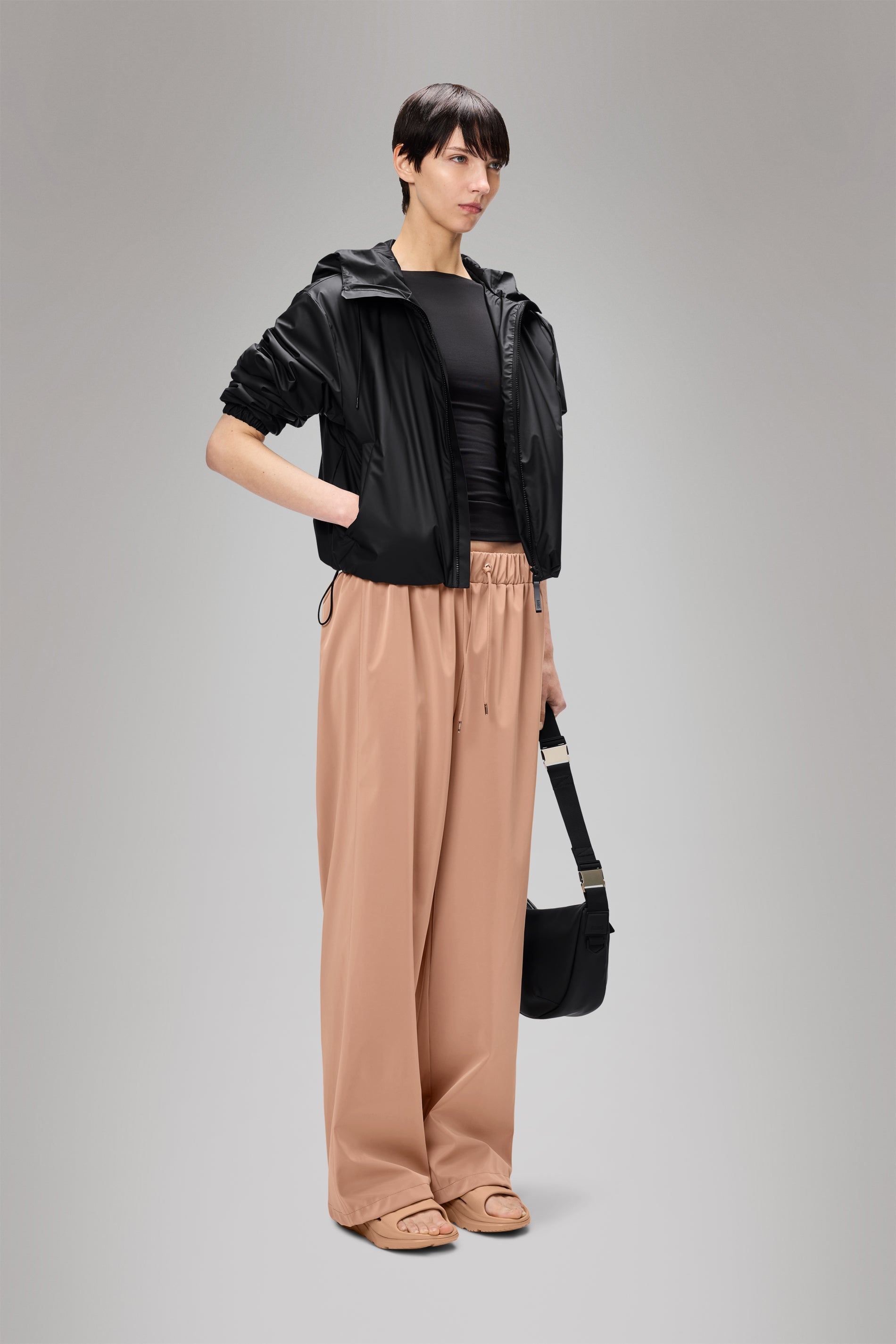 RAINS Lohja Short Insulated Jacket Black Jacket