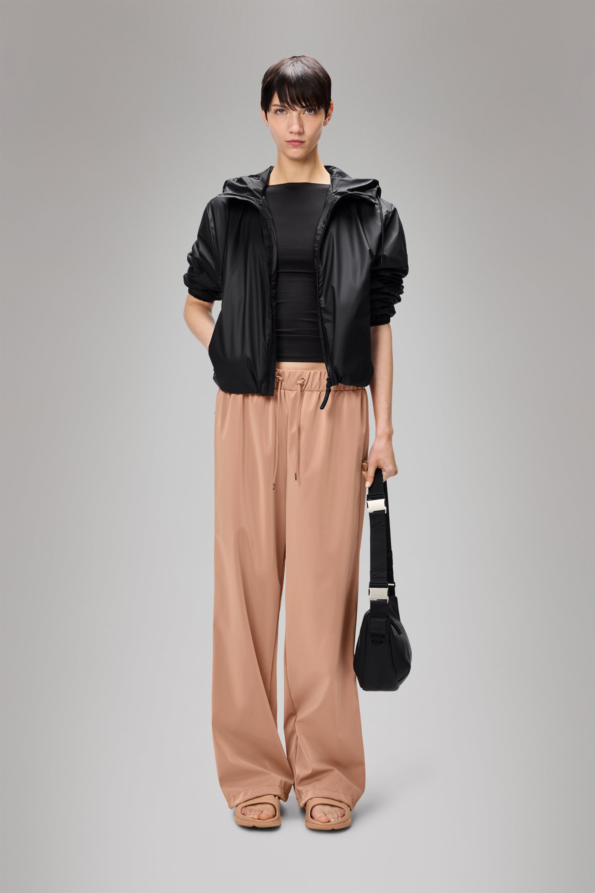 RAINS Lohja Short Insulated Jacket Black Jacket