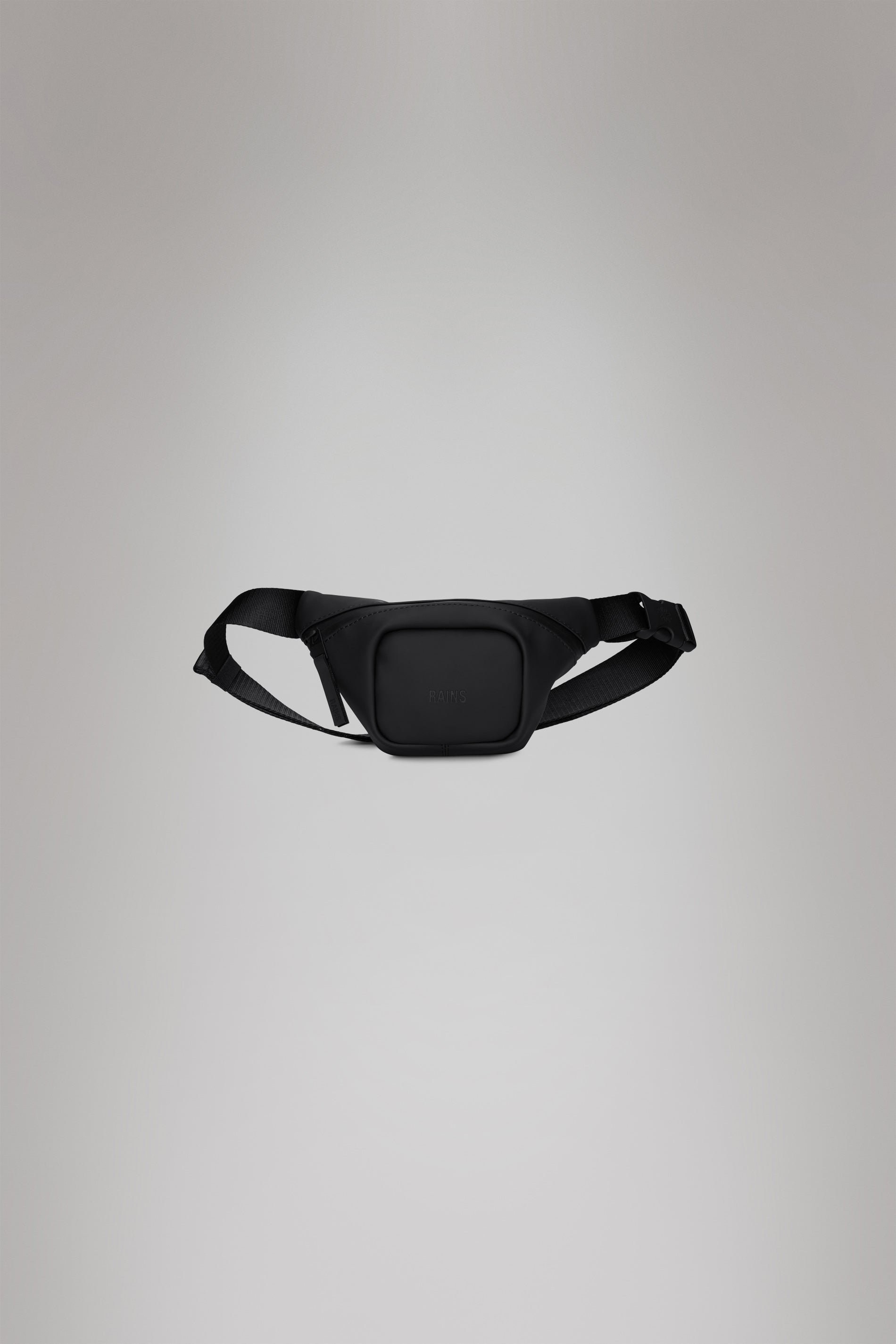 RAINS Bum Bag Micro Black 0.70L H12 x D2.50 x W24 cm Bum bag
