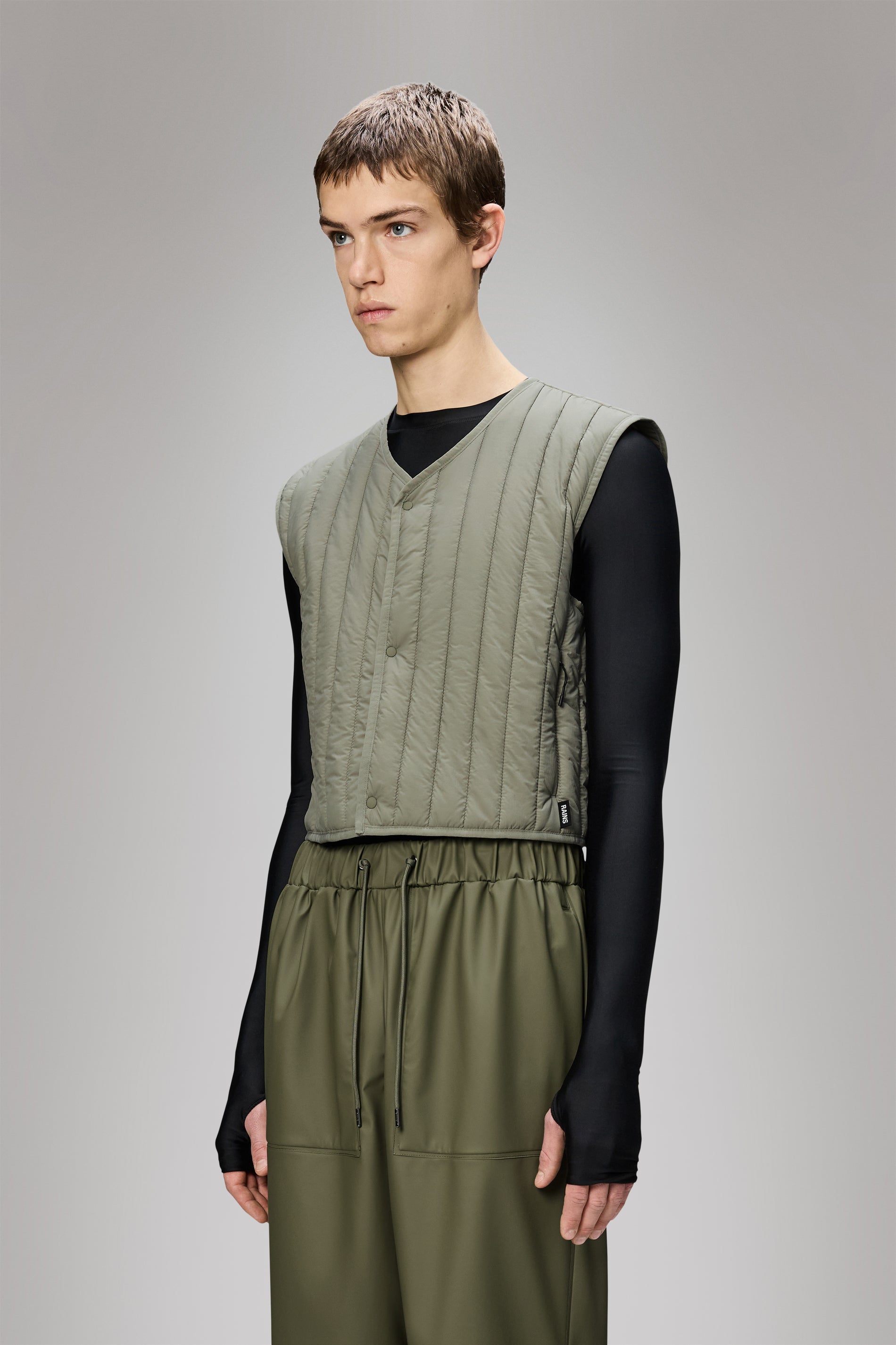 RAINS Banja Short Liner W Vest Drift Vest