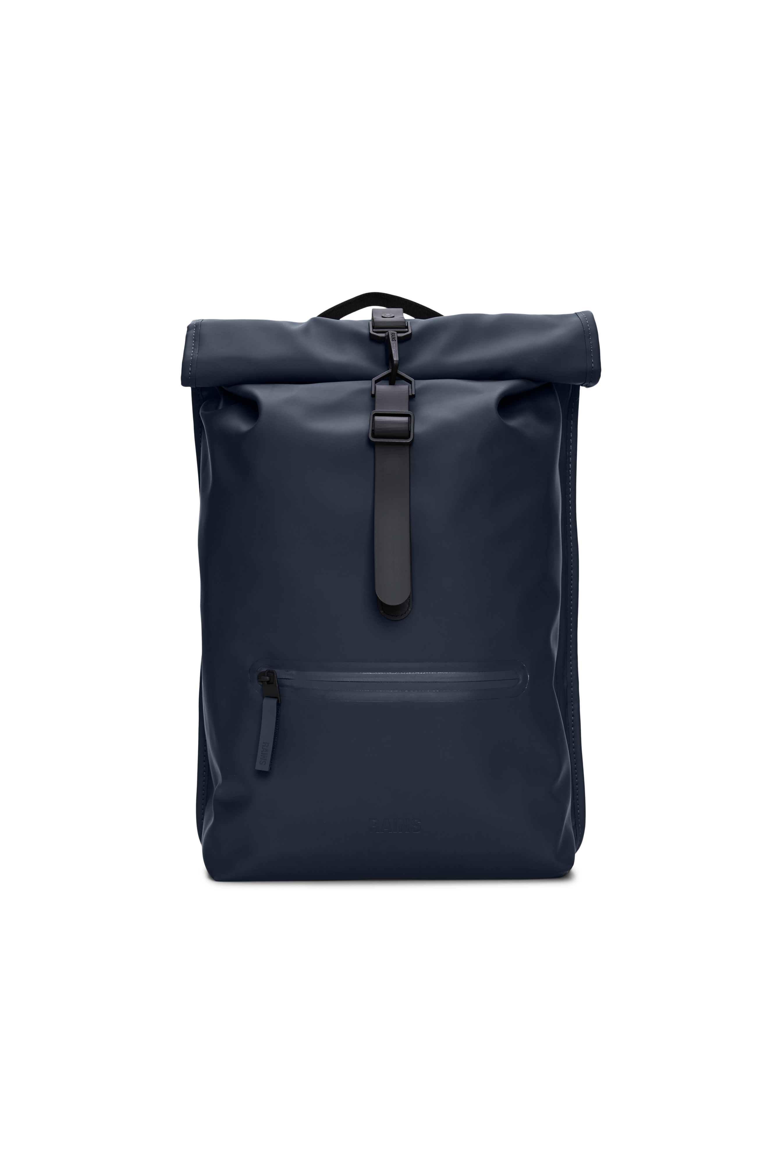 RAINS Rolltop Rucksack Navy Backpack