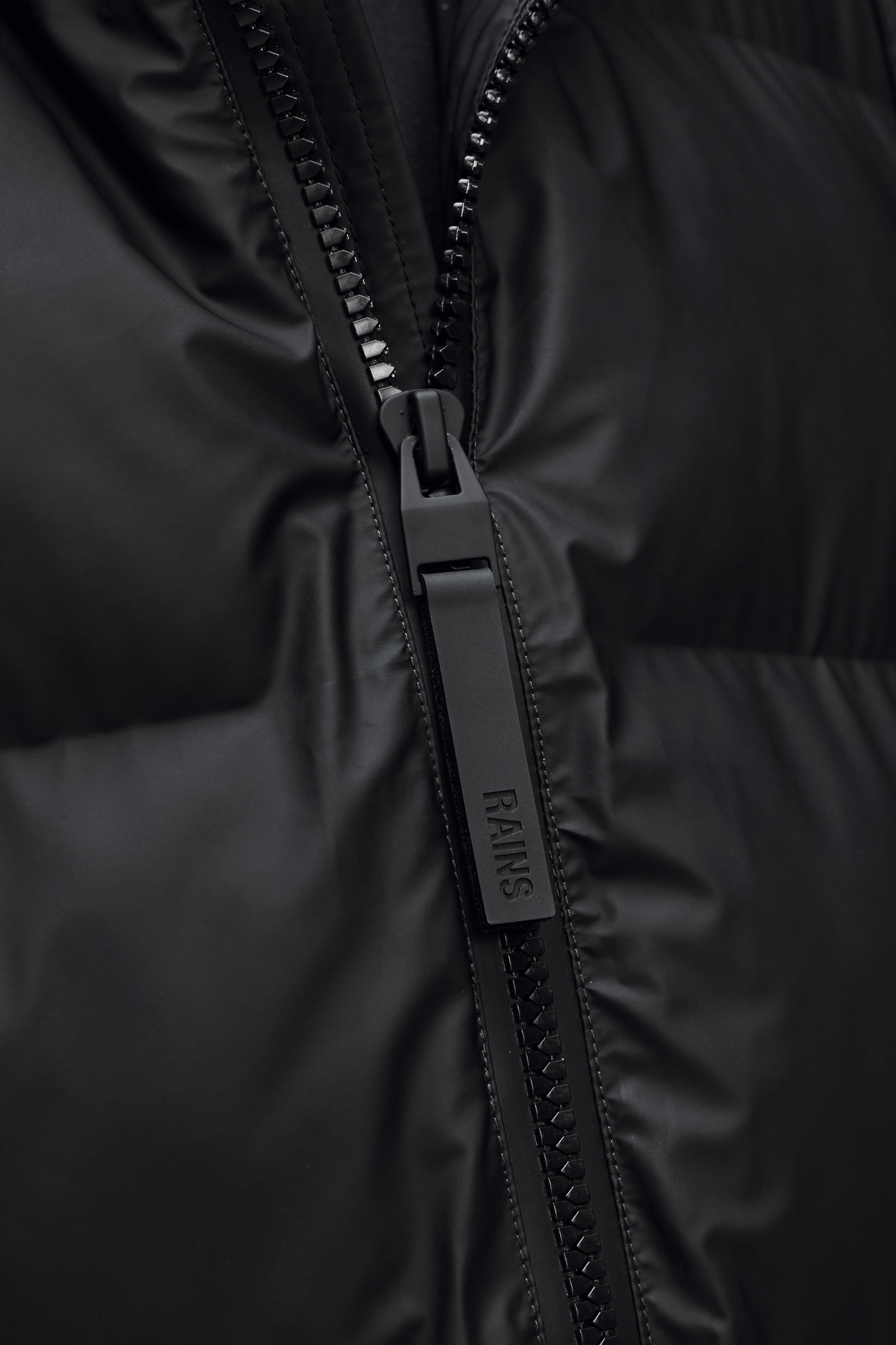 RAINS Alta Bomber Puffer Jacket Black Jacket